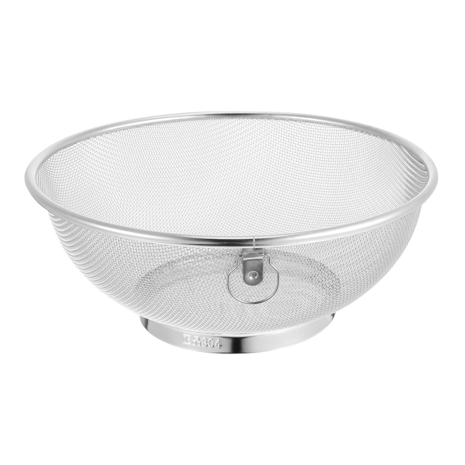 Stainless Steel Vegetable & Fruit Basket - Heavy Duty Metal Strainer with Mesh Net for Washing, Draining, and Storing Produce - Perfect for Kitchen, Sink, and Food Prep Use