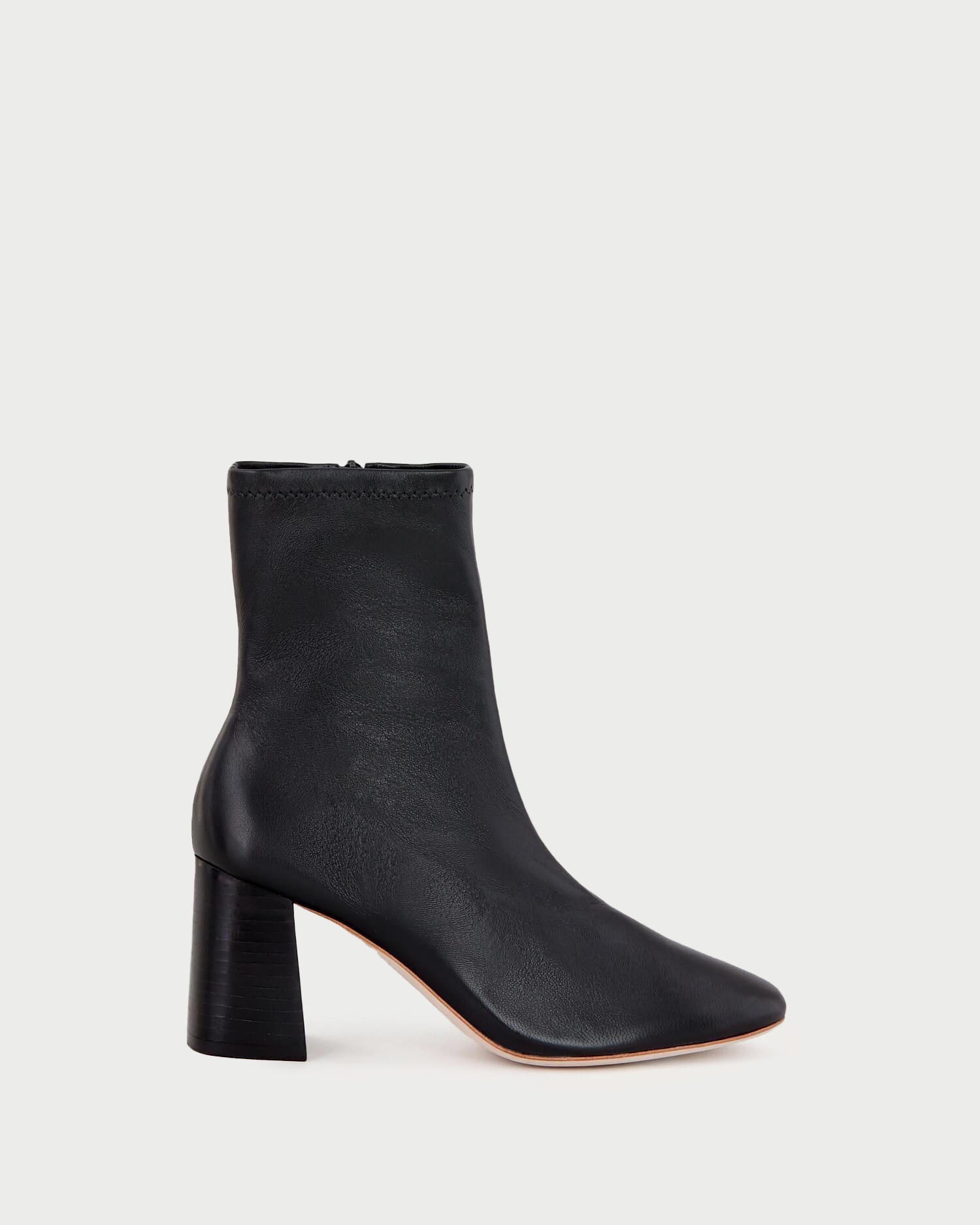 Elise Black Stretch Bootie - Women's Comfortable Ankle Boots with Stretch Fabric for Easy Wear | Perfect for Office, Casual Outfits & Fall Fashion