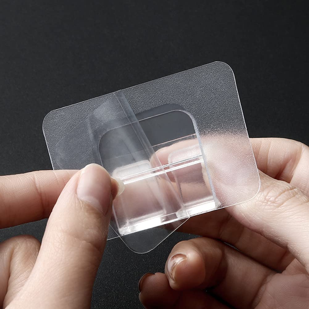 20PCS Transparent PVC Car Mat Fastener Stickers - No Trace Floor Mat Clips & Fixing Buckles for Car, Kitchen, Bathroom | Secure Carpet Hooks for Vehicle Mats & Home Use