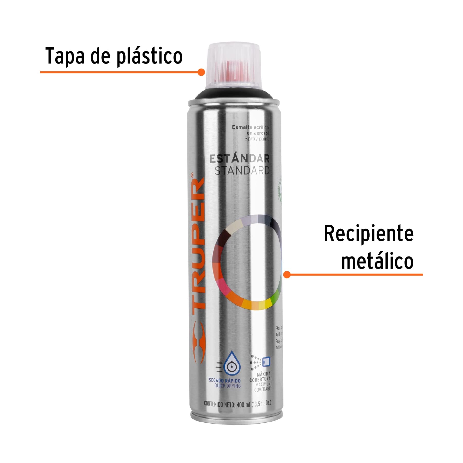 Acrylic Enamel Matte Black Spray Paint - Premium Finish for DIY Projects, Home Decor, Automotive & Craft Applications