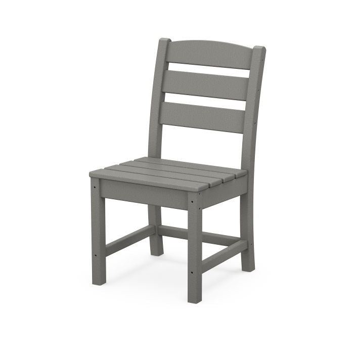 POLYWOOD Lakeside Outdoor Dining Chair - Weather-Resistant Adirondack-Style Side Chair for Patio, Deck, Poolside & Garden - Comfortable & Durable Recycled Plastic Furniture