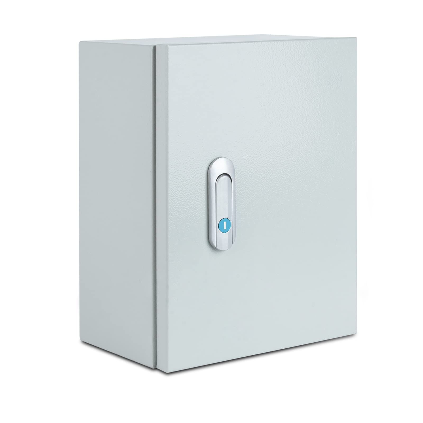 Steel Electrical Junction Box - Indoor & Outdoor Waterproof & Dustproof Metal Enclosure with Safety Locks & Mounting Plates | Universal Electric Equipment Protection for Home, Garage & Industrial Use