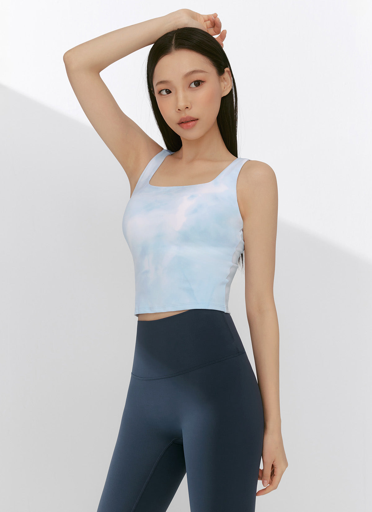 Trendy Tie Dye Square Crop Top for Women - Soft Comfort Fit Summer T-Shirt - Perfect for Beach, Music Festivals & Casual Outings