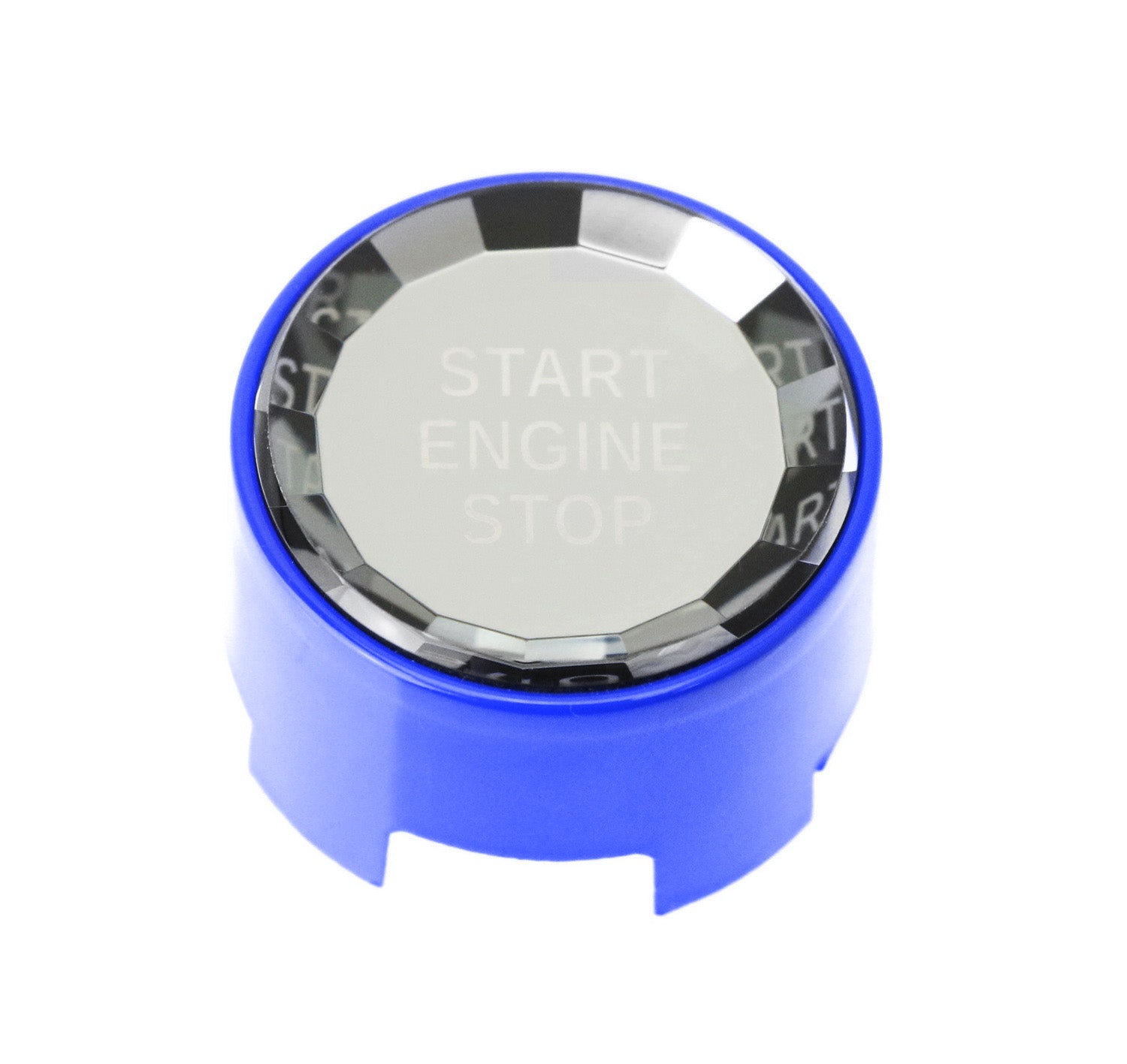BMW F/G Chassis Engine Start Stop Button with Blue Crystal Trim - Compatible with 2014+ Models | Upgrade Your Car Interior for Enhanced Driving Experience