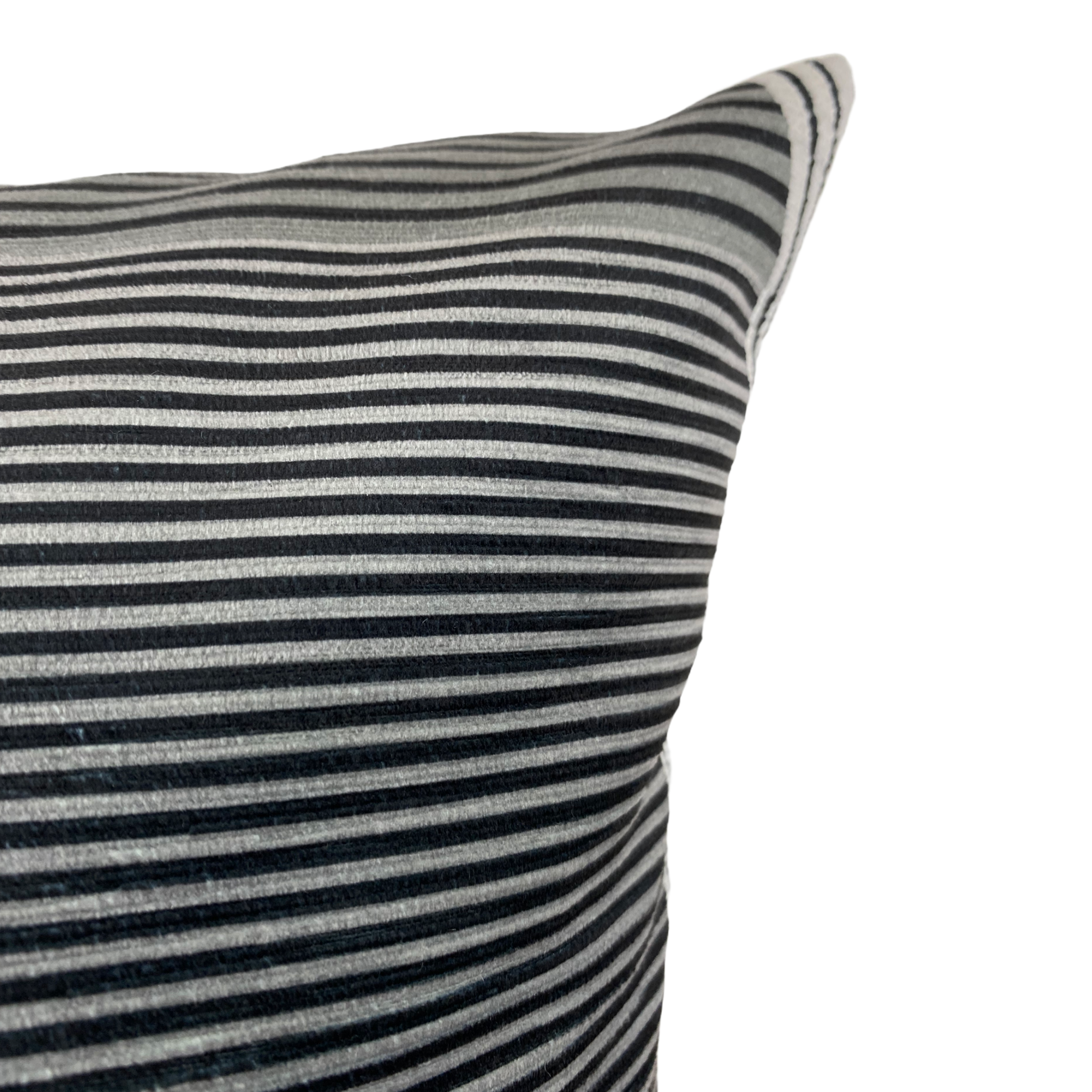 Bauhaus Style Graphite Throw Pillow 17x17 Inches - Modern Decorative Cushion for Sofa, Bed & Living Room