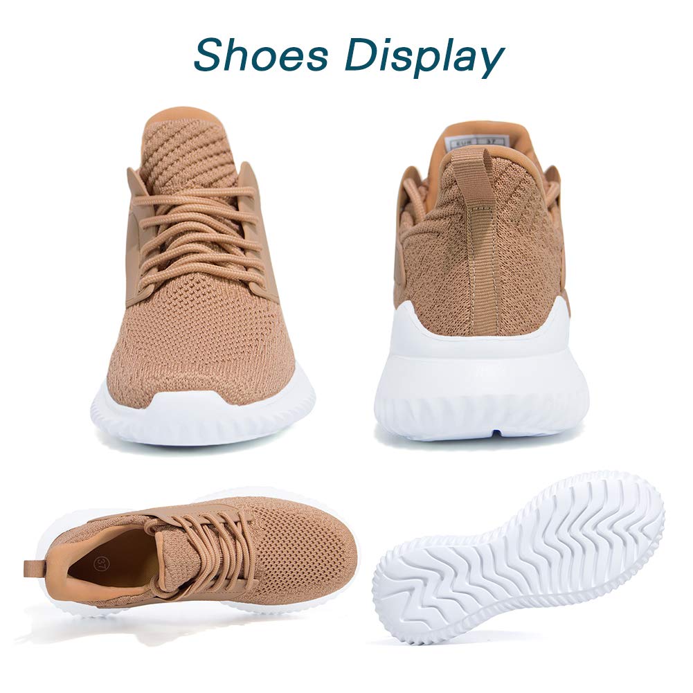Akk Women's Slip-On Walking Shoes - Lightweight Memory Foam Running Sneakers for Tennis, Gym, Work | Indoor & Outdoor Comfort for Active Lifestyles