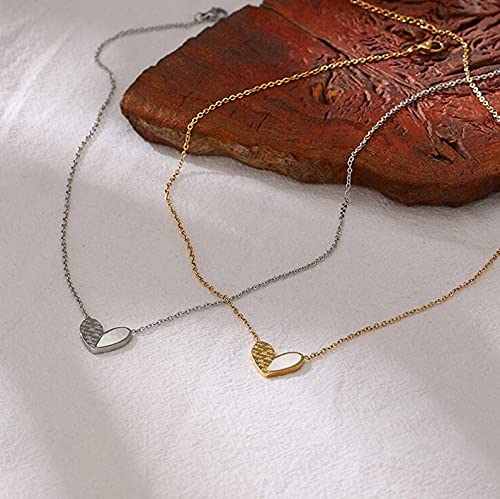 Heart Shell Necklace - Mother of Pearl Heart Pendant, Elegant Love Jewelry Gift for Her | Perfect for Valentine's Day, Anniversary, Birthday & Special Occasions