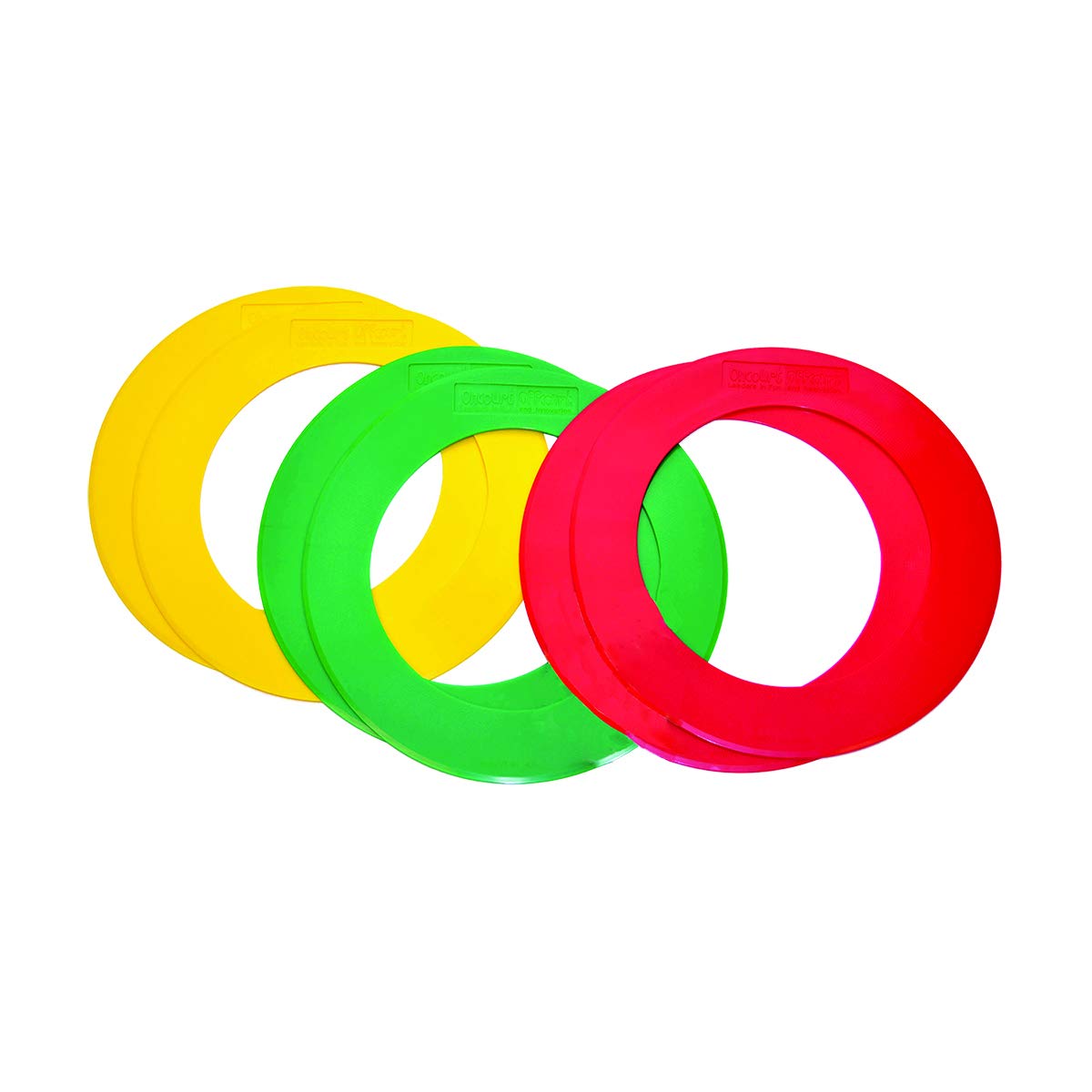 Premium Tennis Donut Rings - Set of 6 for Tennis Training | Lightweight, Durable & Anti-Slip Grip | Perfect for Tennis Practice, Fitness Workouts & Sports Drills