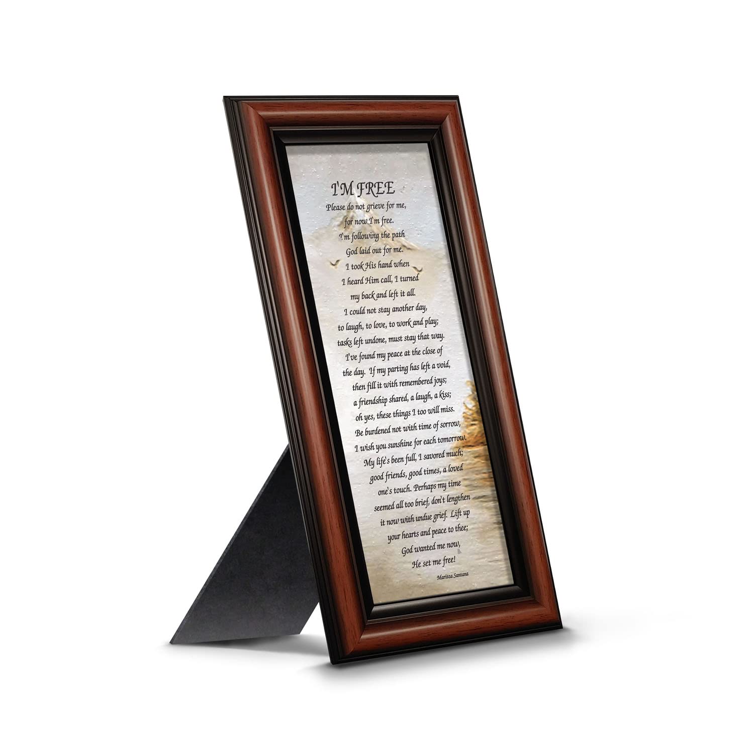 Memorial Picture Frame for Mom - Sympathy Bereavement Gift for Home Décor