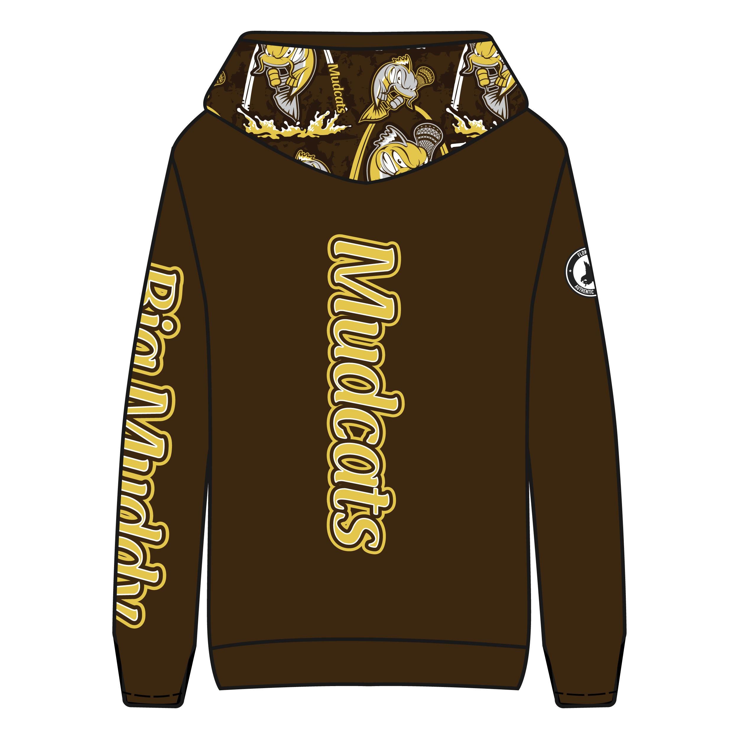 Youth & Adult Big Muddy Mudcats Brown Hoodie - Cozy Fleece Pullover for Outdoor Adventures, Camping & Casual Wear
