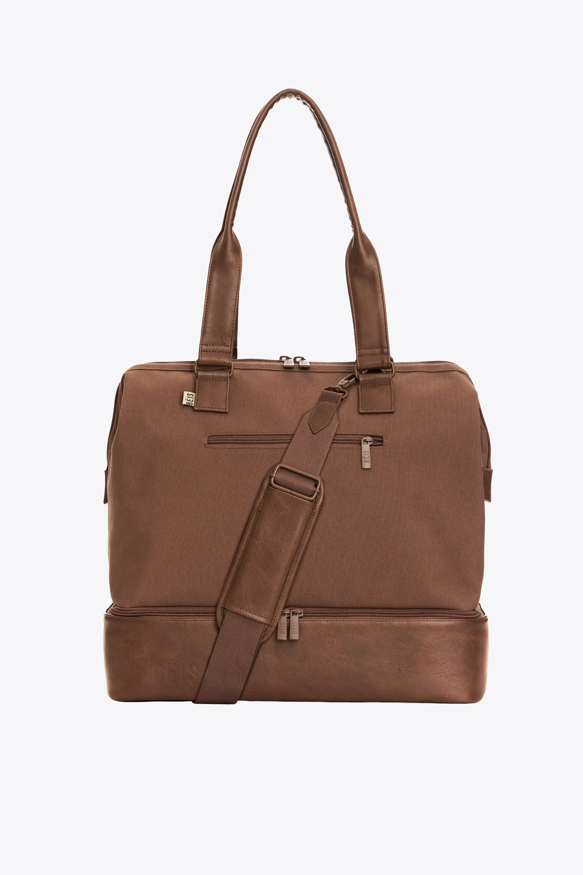 Premium Maple Wood Mini Weekender Bag - Stylish & Compact Carry-On for Weekend Getaways, Travel, and Daily Commute
