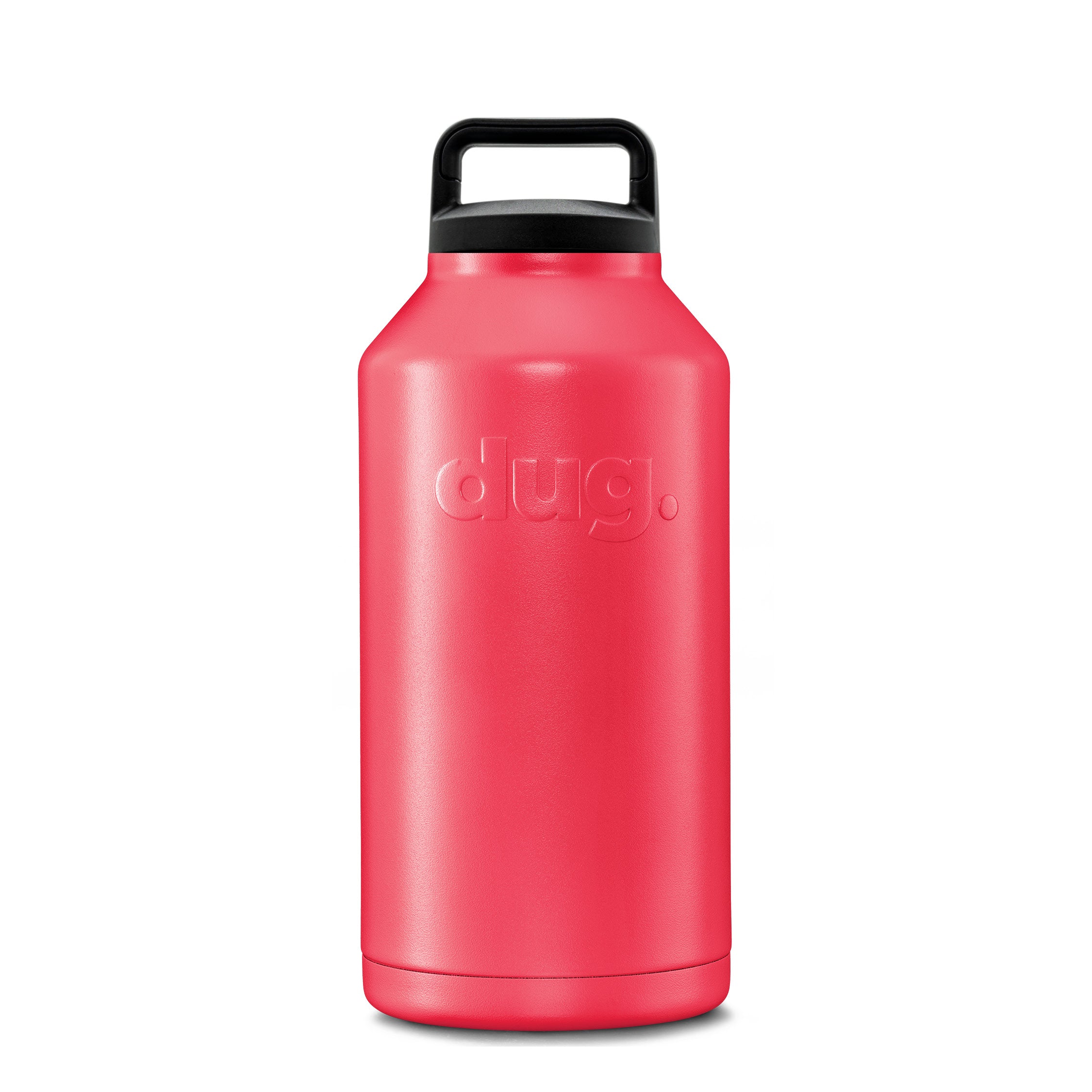 2L Insulated Water Bottle - Neon Pink, Leak Proof, BPA Free, Keeps Drinks Cold 24Hrs/Hot 12Hrs - Perfect for Gym, Hiking, Camping & Outdoor Activities