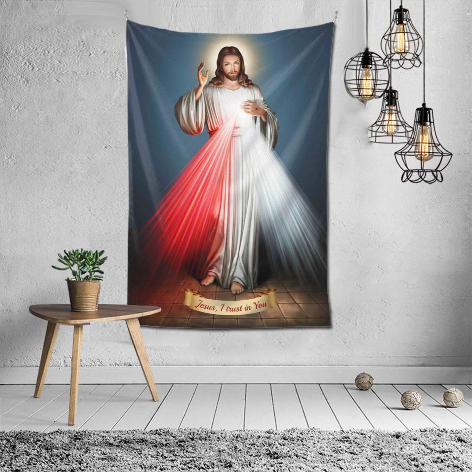Divine Mercy Jesus Tapestry 60