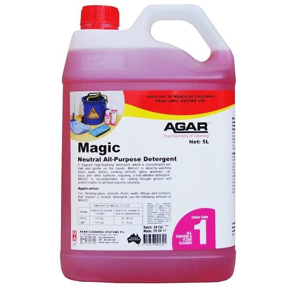 Agar Magic Neutral High Foaming All Purpose Detergent - Powerful Cleaning for Kitchen, Bathroom & Laundry | Safe for All Surfaces