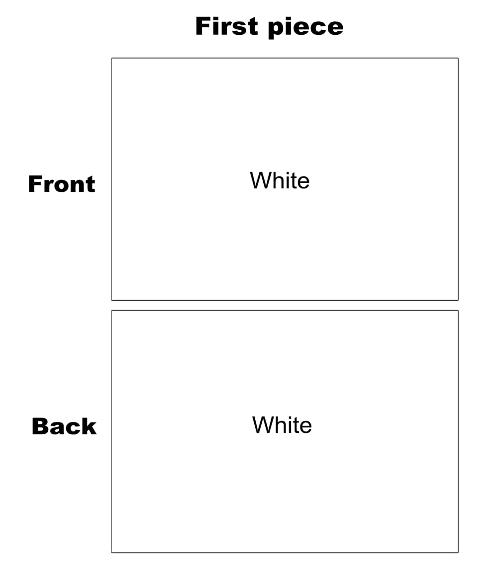 32x24in Double-Sided White Photo Backdrop for Food & Product Photography - Perfect for Flat Lay Shots