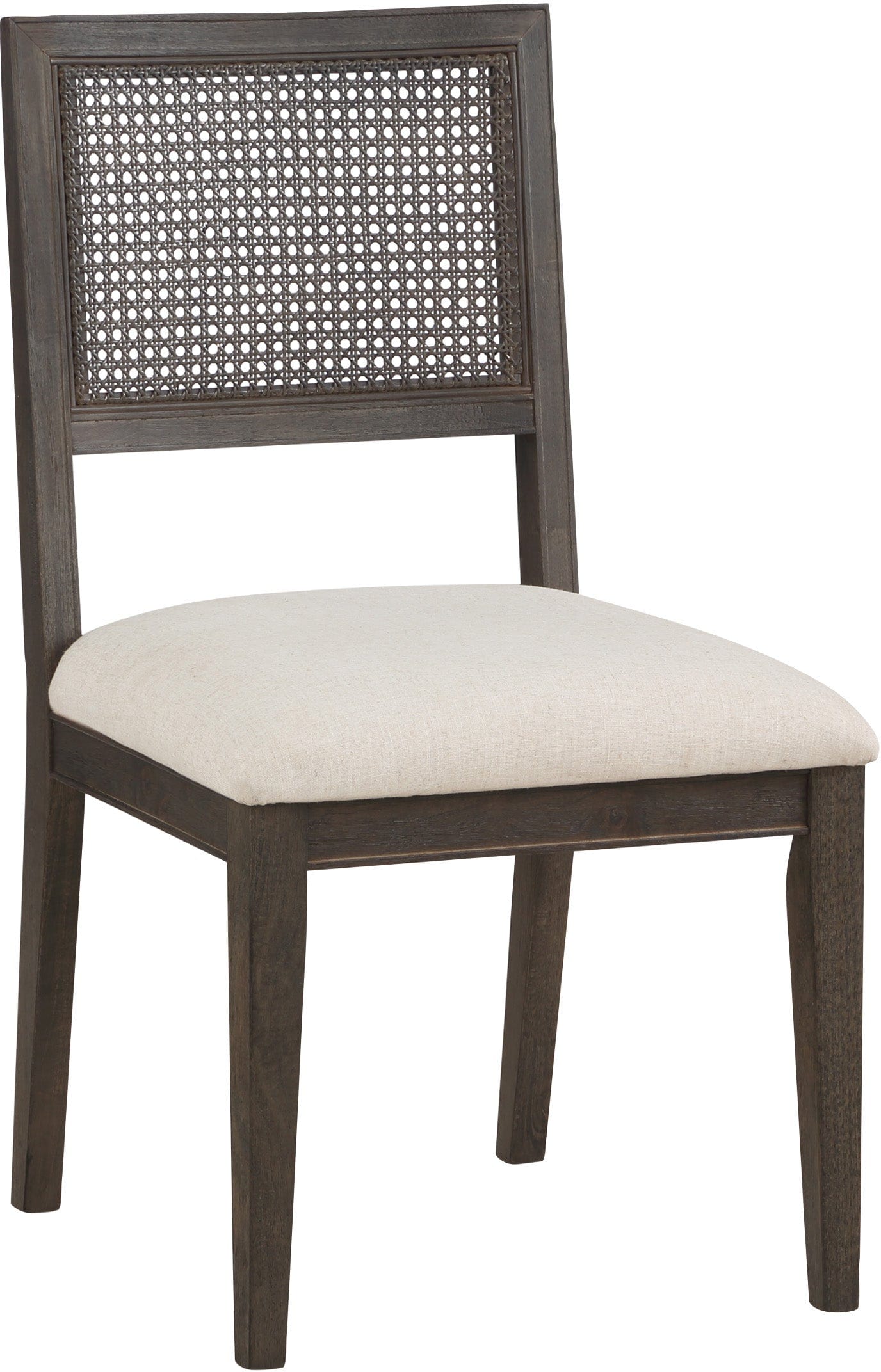 Office Star Lantana Cane Back Dining Chairs - Set of 2, Natural Rattan Seat, Sturdy Metal Frame - Perfect for Kitchen, Dining Room, or Outdoor Patio Furniture
