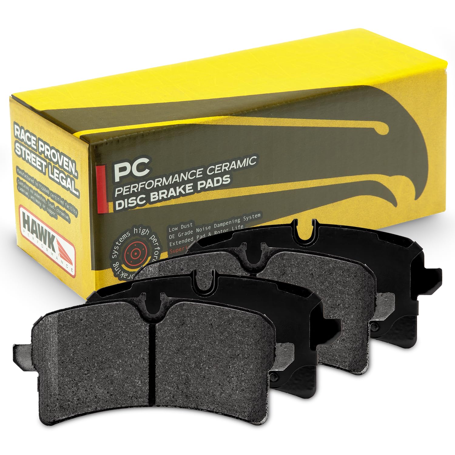 High-Performance Street Brake Pads HB915Z.664 - Durable & Reliable for Daily Commuting, City Driving & Highway Use