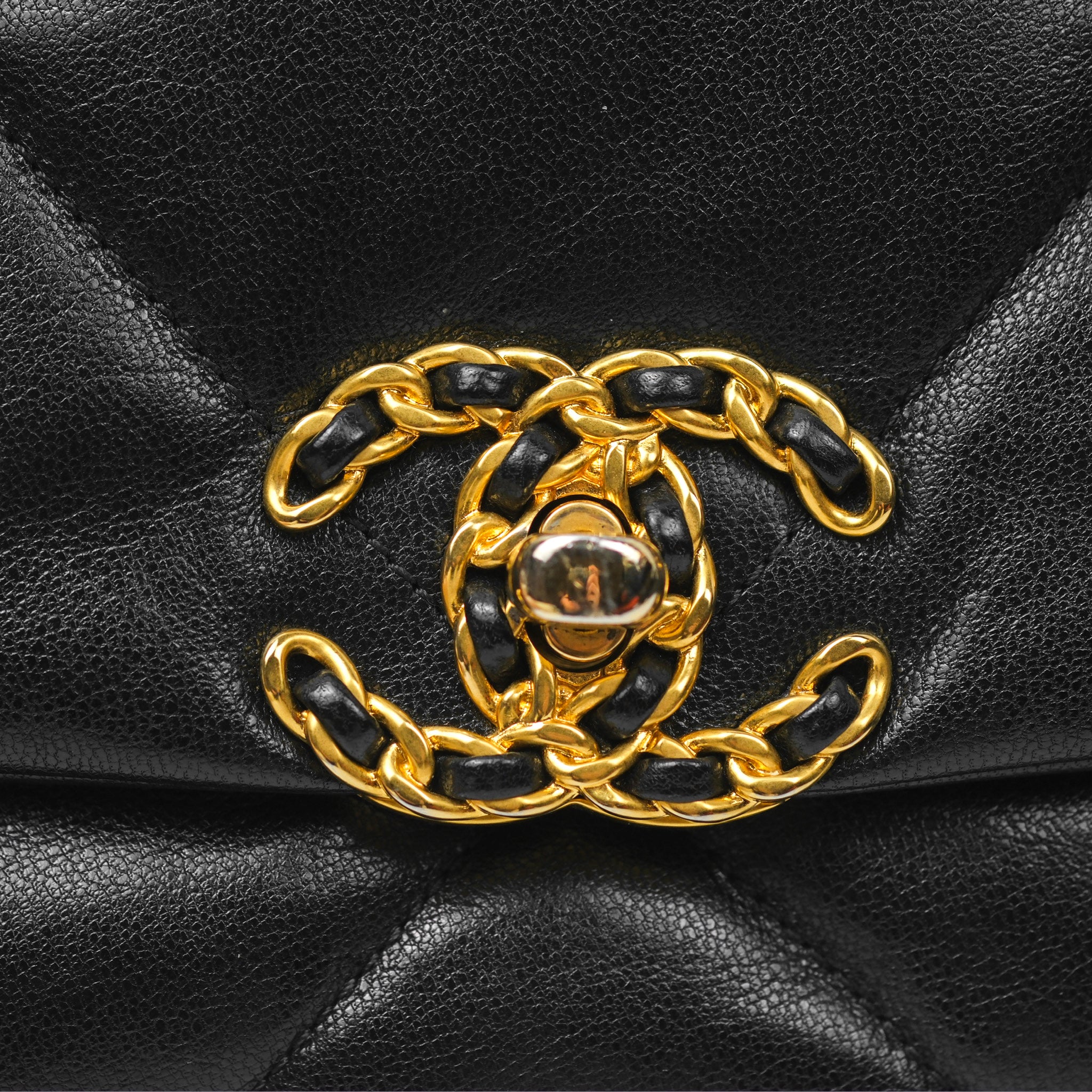 Chanel 19 Small Black Goatskin Mixed Hardware Flap Bag - Luxury Designer Handbag for Women, Perfect for Date Night & Evening Events