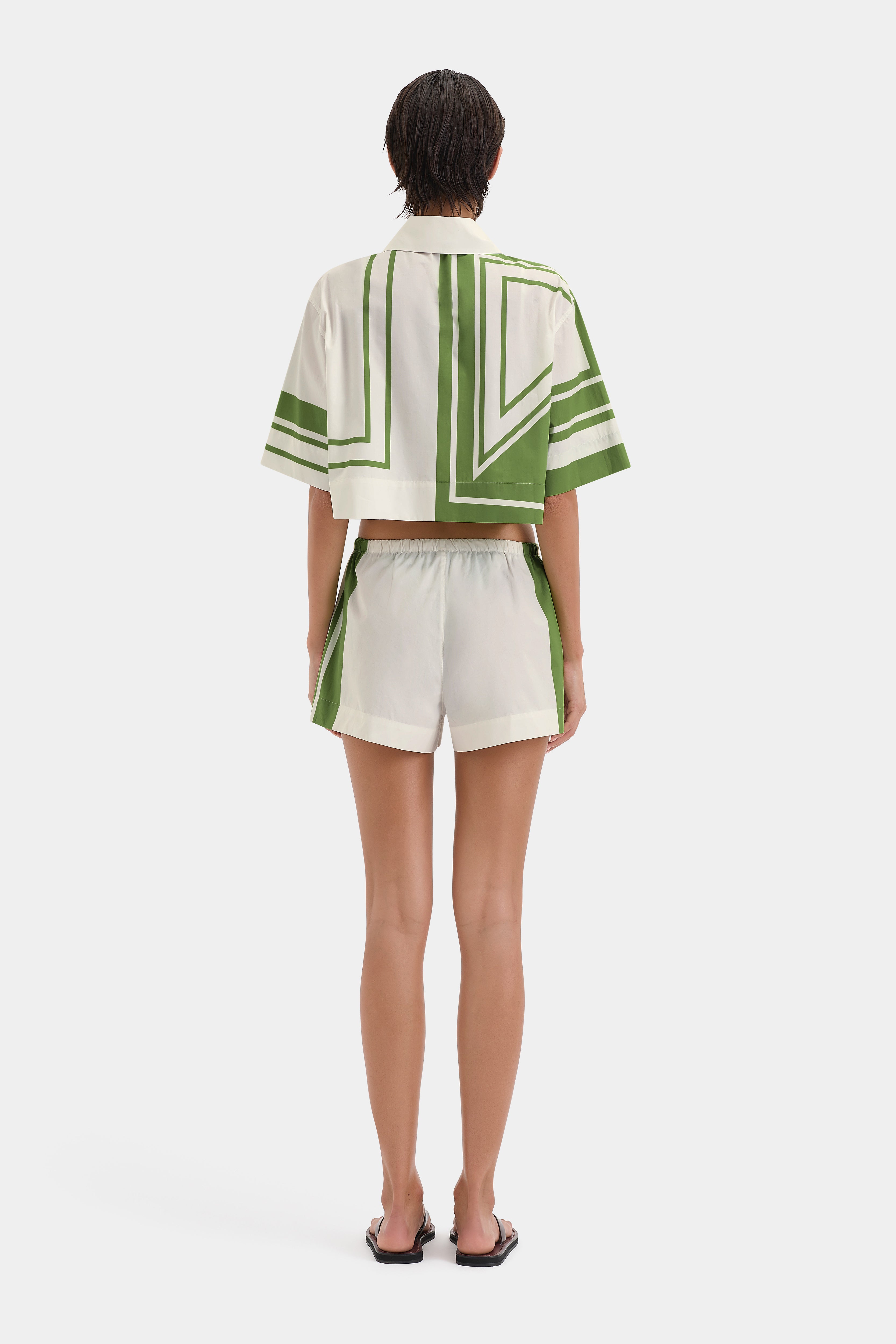 Carlo Cropped Shirt for Women | Trendy Short Sleeve Tops | Casual & Streetwear Style | Perfect for Summer Outfits, Beach Vacations & Music Festivals