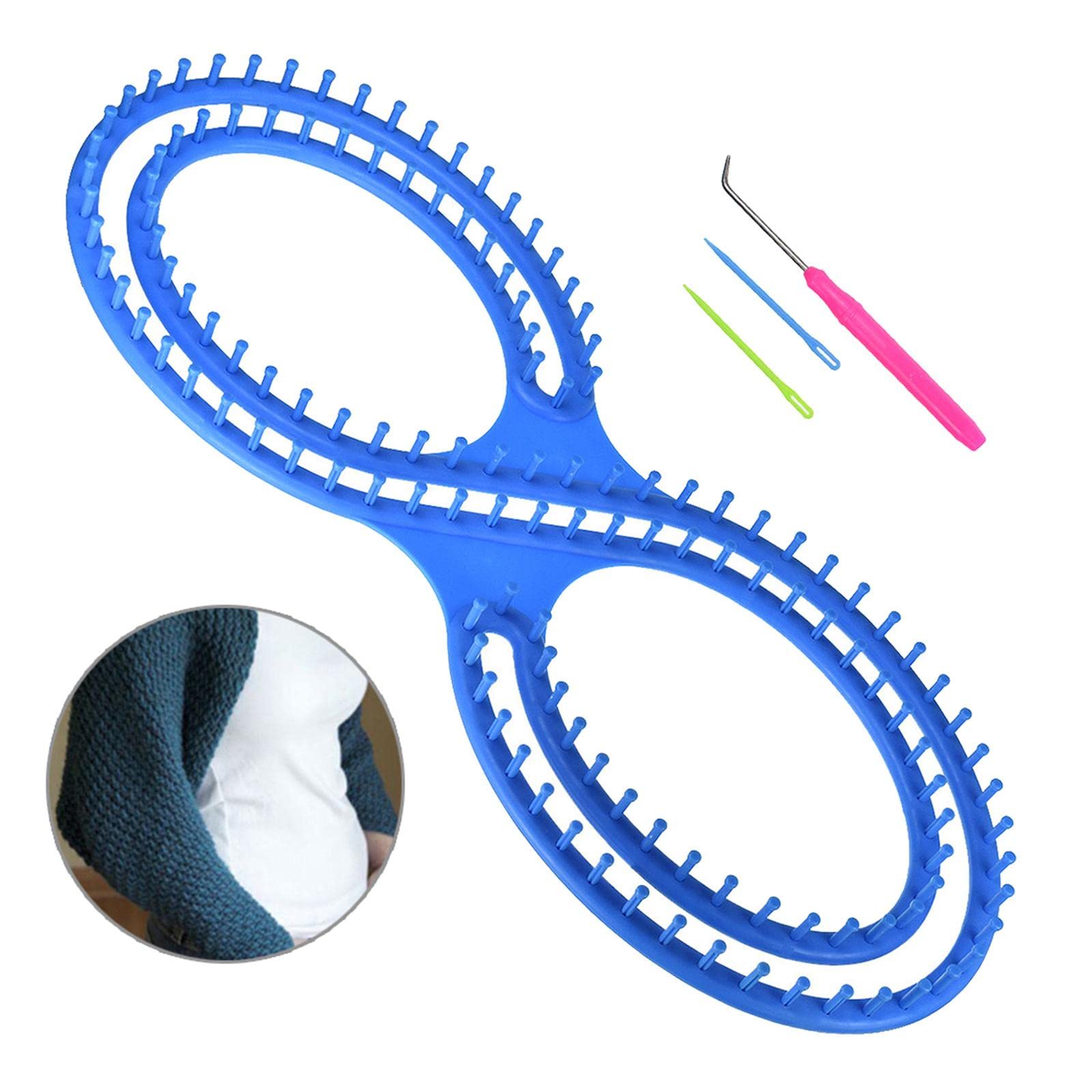 UGPLM Afghan Loom Knitting Kit - DIY Knitting Board for Hats, Sweaters & Scarves | Weaving Loom for Beginners & Experts | Perfect for Handmade Wool Crafts & Gift Making