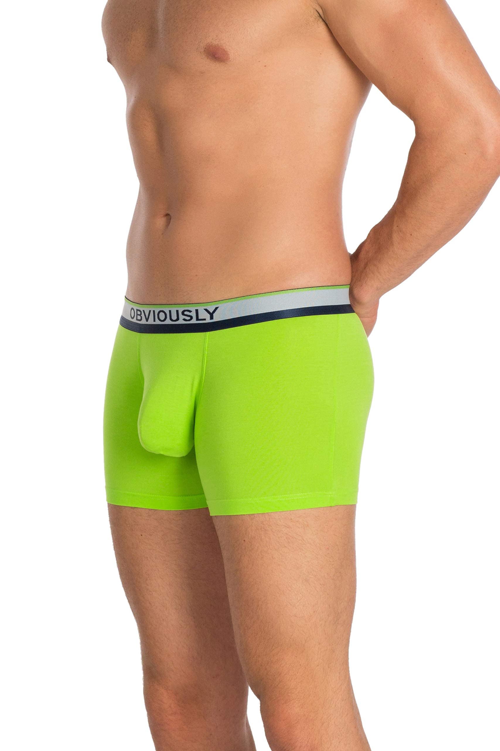 Obviously PrimeMan - 3 Inch Boxer Briefs for Men | Comfortable Underwear for Daily Wear, Workout & Sports | Breathable & Moisture-Wicking