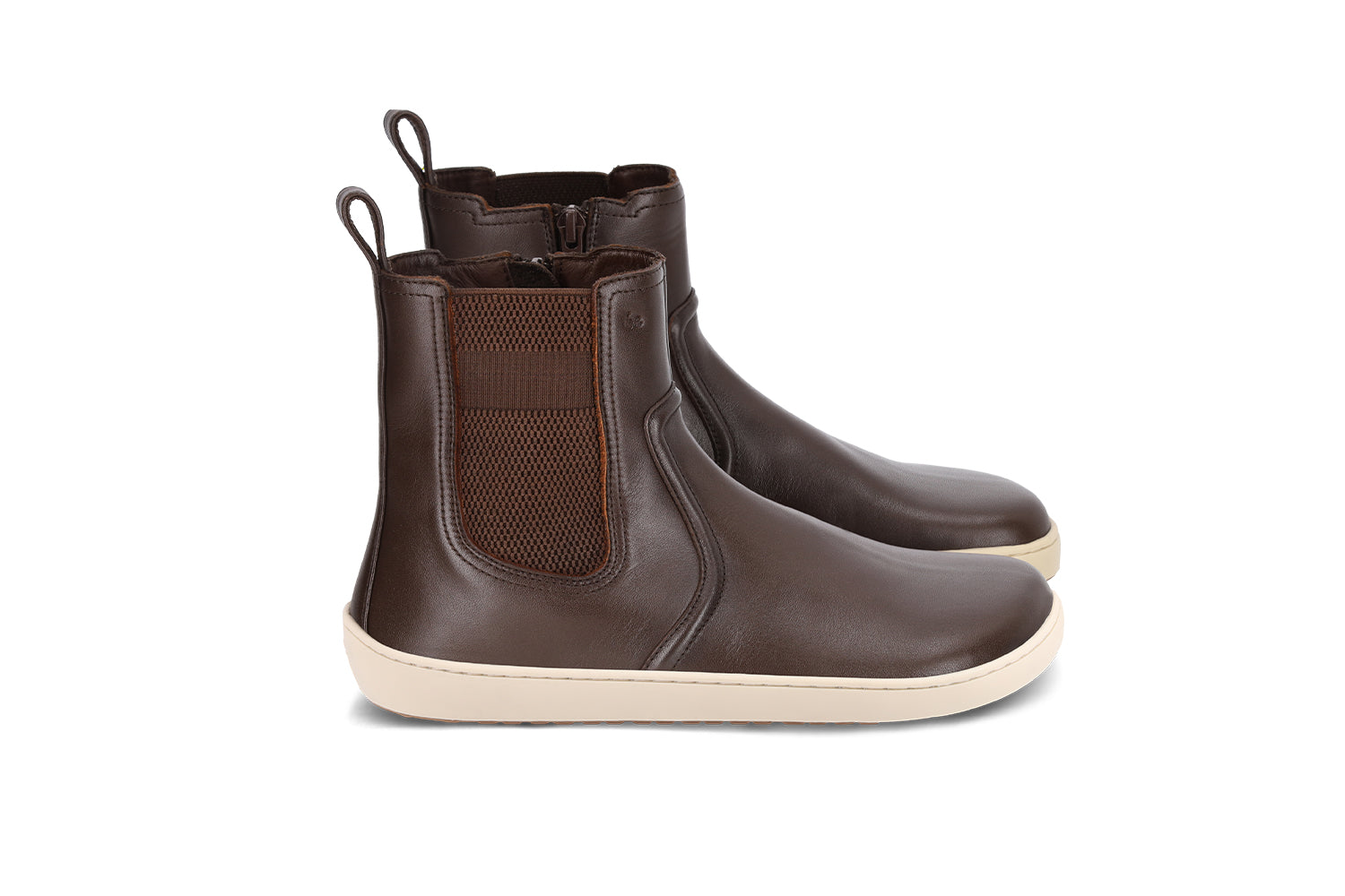 Barefoot Boots for Women - Be Lenka Allure Dark Brown Leather Minimalist Shoes | Comfortable & Stylish for Walking, Hiking & Everyday Wear