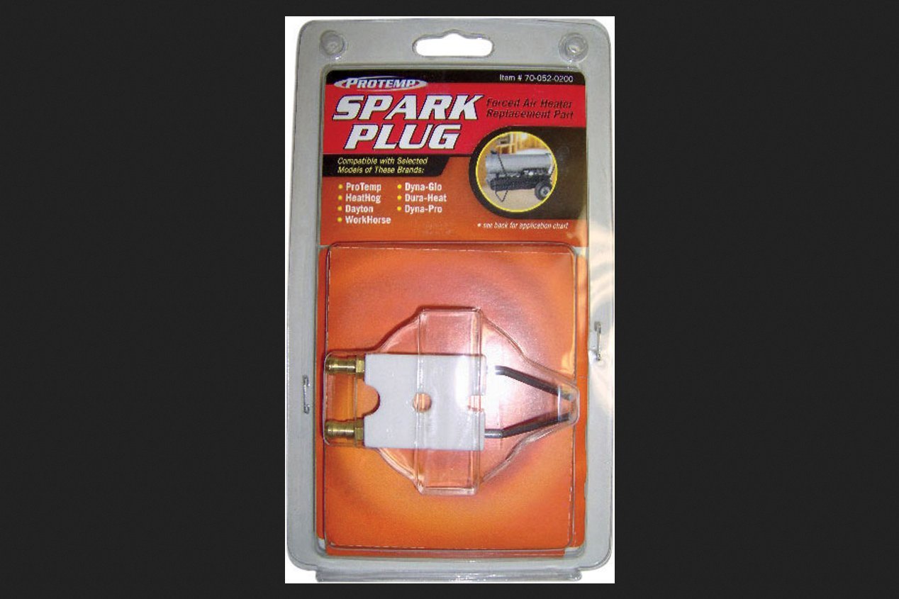 Protemp Metal Spark Plug for Protemp Fan Forced Heaters - Replacement Part for Efficient Heating in Garages, Workshops & Outdoor Spaces