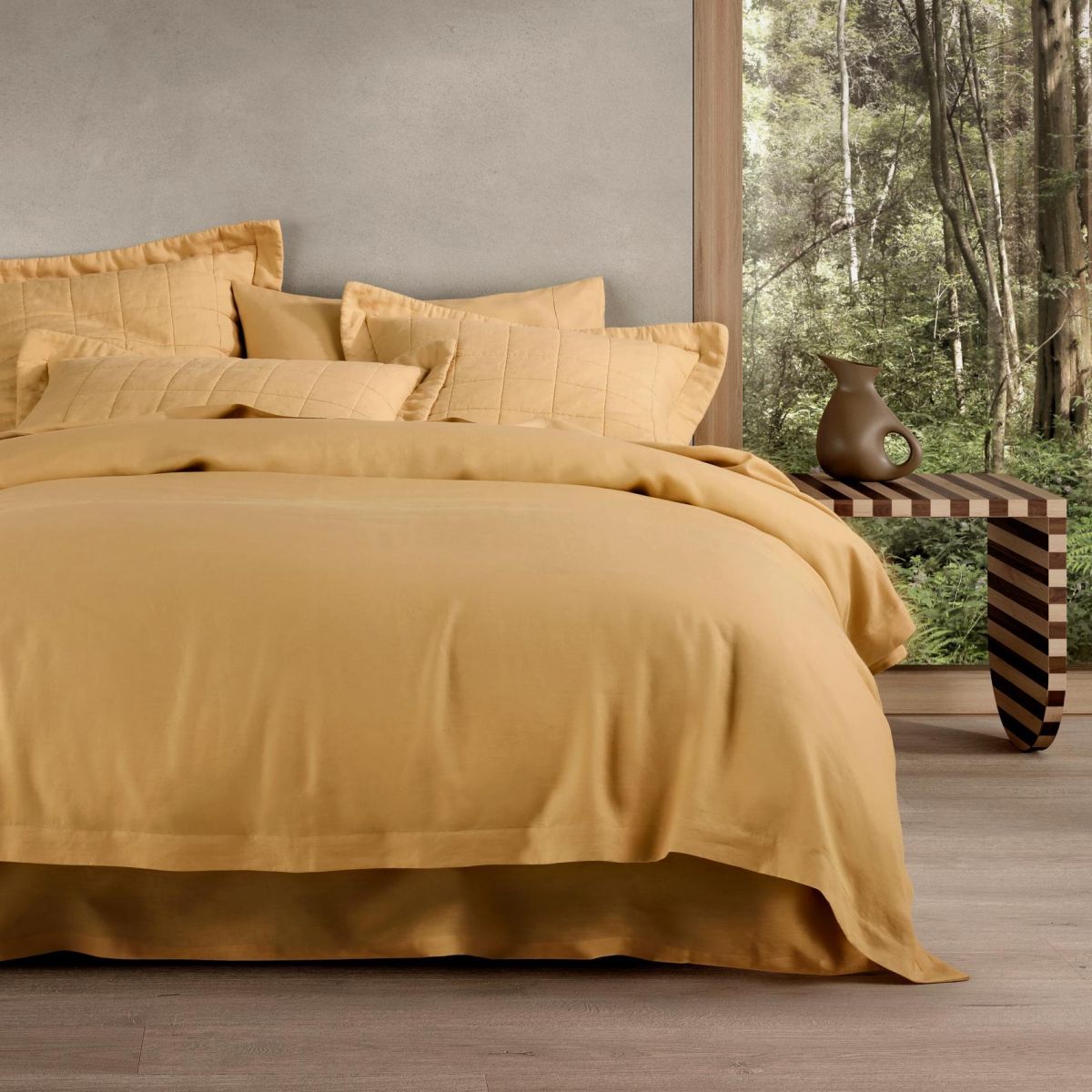 Sheridan Abbotson Rockmelon Linen Quilt Cover Set - Soft & Breathable Bedding for All Seasons | Perfect for Master Bedroom, Guest Room & Vacation Homes