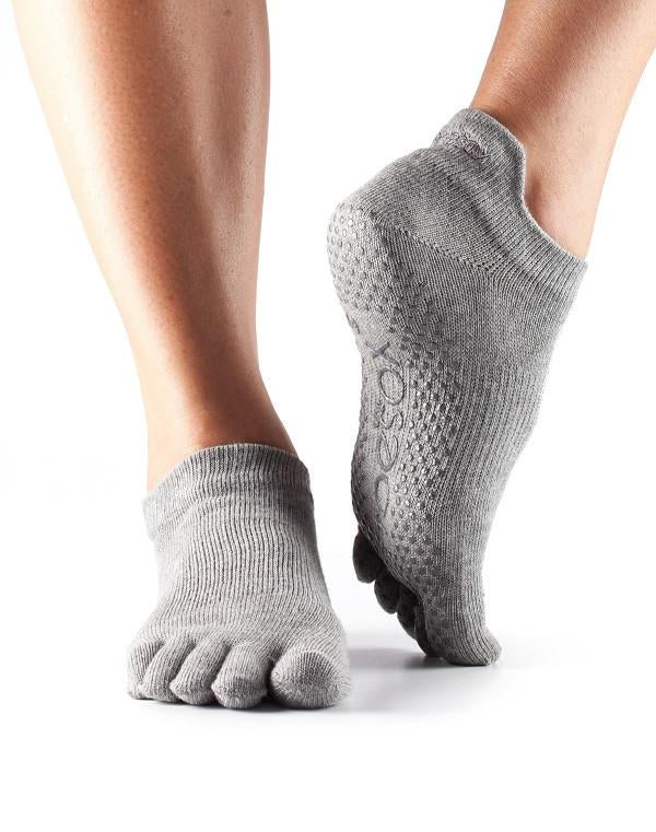 ToeSox Low Rise Grip Socks for Yoga, Pilates & Barre - Non-Slip Workout Socks with Arch Support for Women