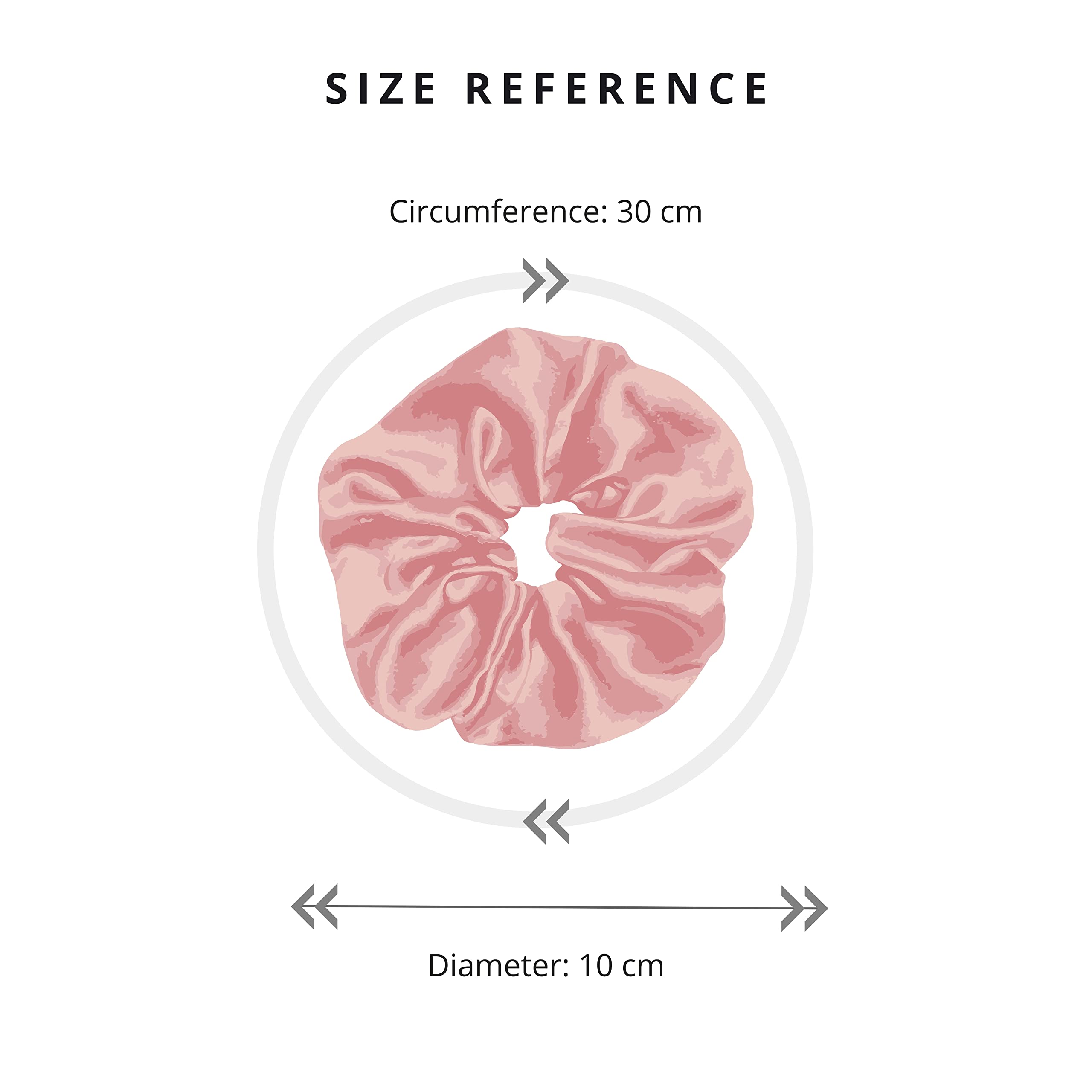 Ahé Naturals Pure Mulberry Silk Scrunchies - 3 Pack Hair Ties for Women (Jet Black, Pink, Toffee) | Prevents Hair Breakage & Frizz | Luxury Hair Accessories Gift Set | Perfect for Work, Travel & Everyday Use