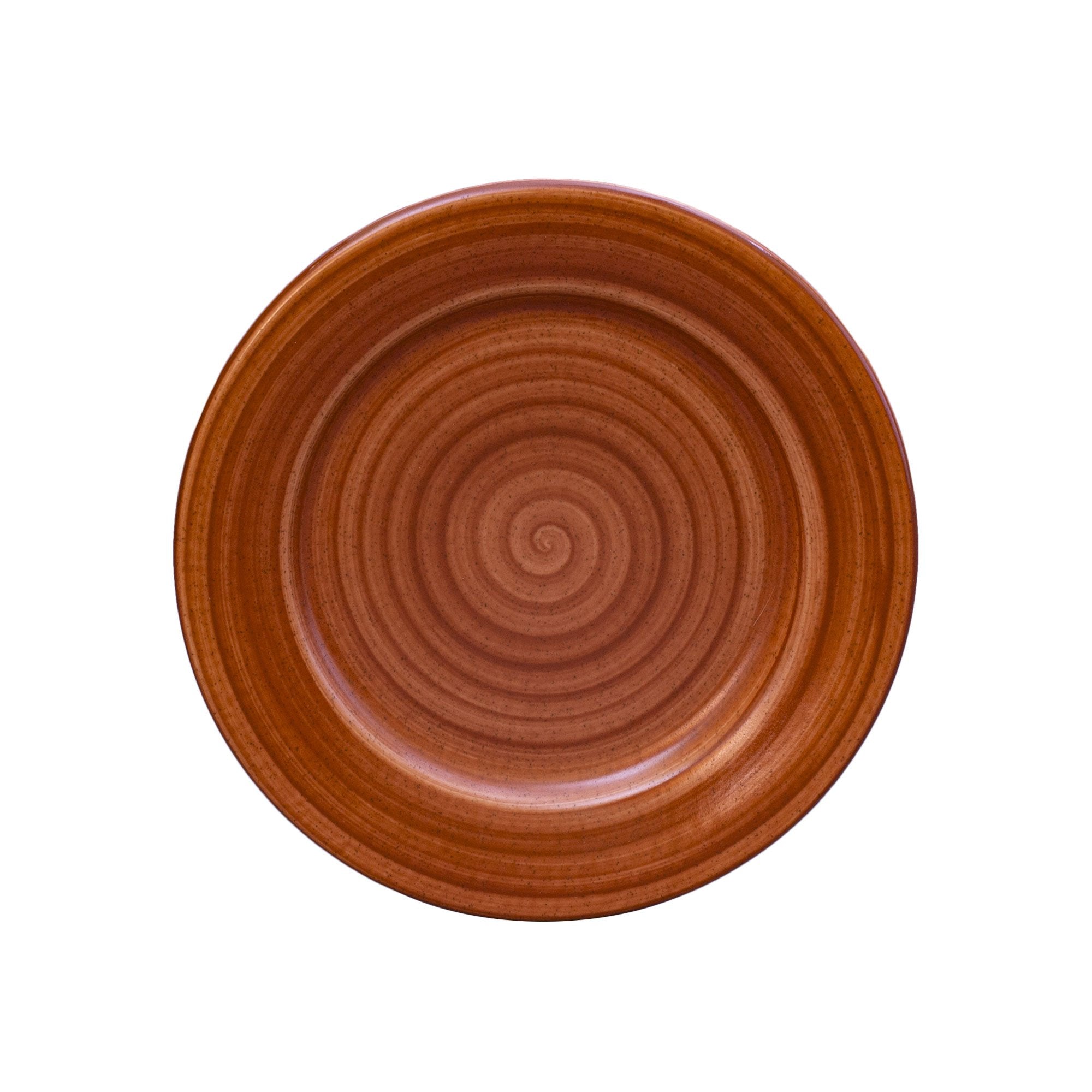 Premium 4-Piece Brownstone Dinner Plate Set - Elegant & Durable Porcelain Plates for Everyday Dining, Dinner Parties & Restaurant Use