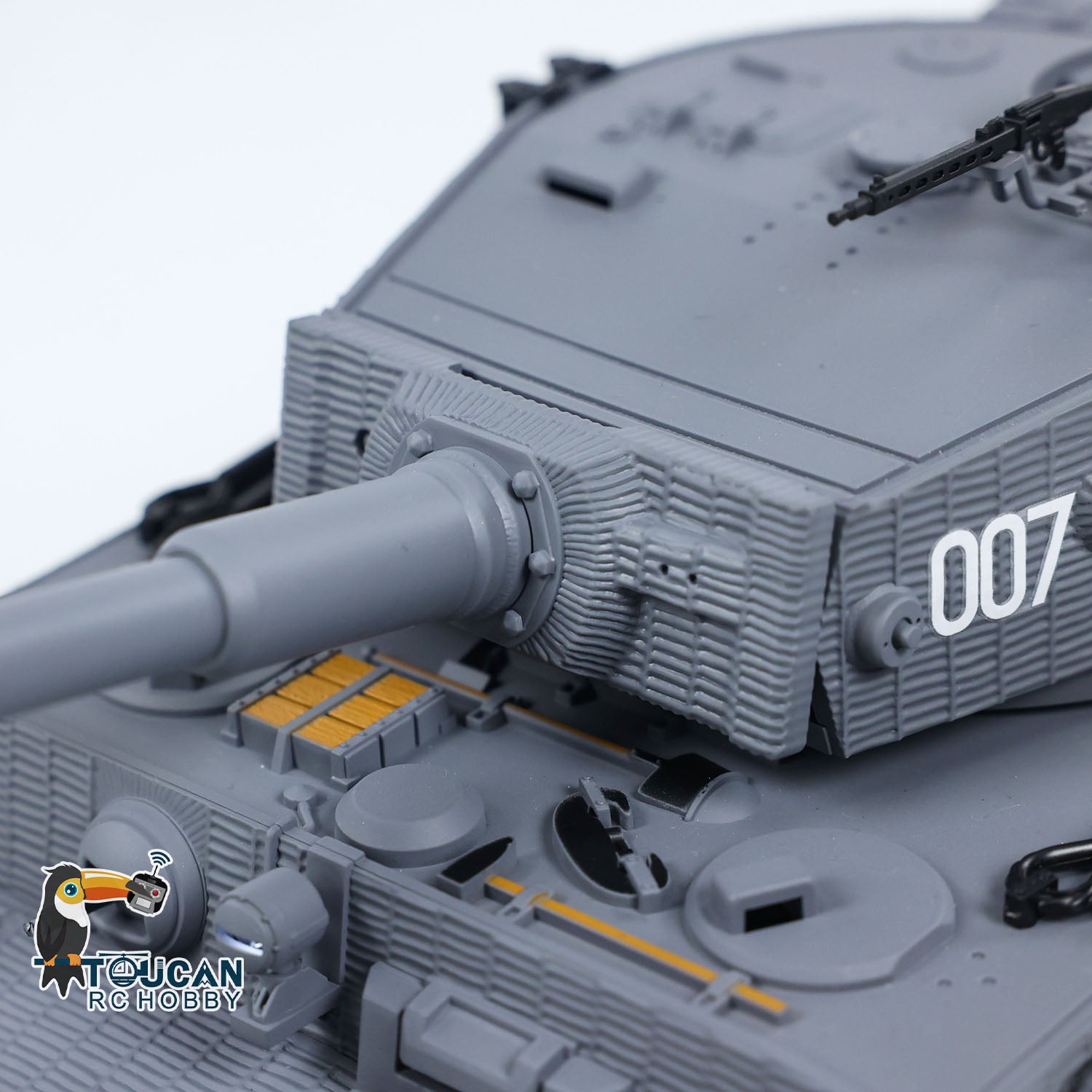 Taigen Tiger I 1/24 Scale RC Battle Tank with Infrared Combat, Barrel Recoil & LED Flash - Remote Control Military Tank Toy for Collectors & Hobbyists - Perfect for War Games, Display & Gift Giving