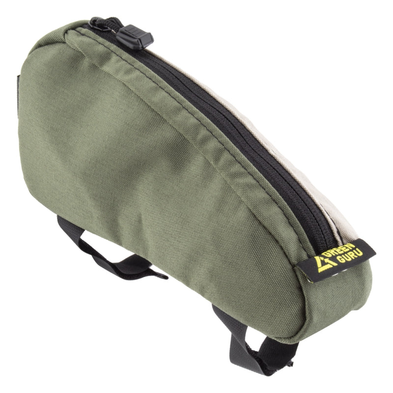 GreenGuru Waterproof Top Tube Bike Bag - Durable Cycling Frame Bag for Commuting, Mountain Biking & Outdoor Adventures - Fits Smartphones, Keys & Essentials