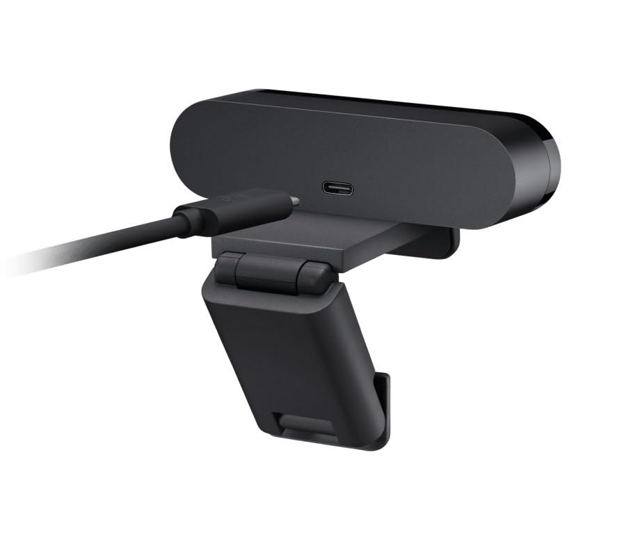 Logitech Miro 4K Pro Webcam Bundle with Adjustable Stand & 4-Port USB 3.0 Hub - 3-in-1 Streaming Setup for Zoom Meetings, Gaming & YouTube Videos