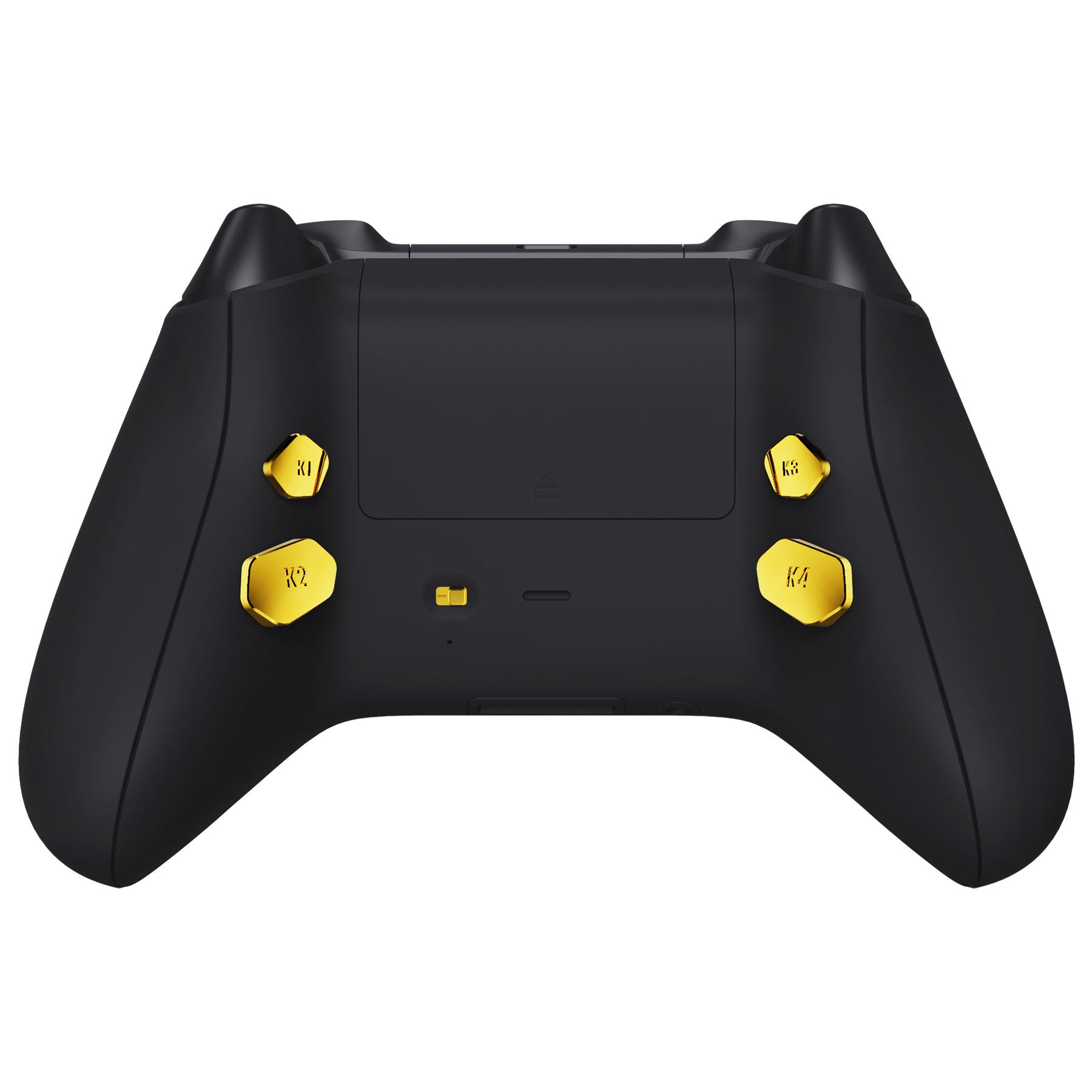 eXtremeRate Chrome Gold Replacement Back Buttons & Toggle Switch for Xbox Series X/S Controller - K1 K2 K3 K4 Paddles - Compatible with eXtremeRate Hope Remap Kit (Controller & Remap Board Not Included) - DX3D4001 - Perfect for Competitive Gaming & Custom Controller Setup