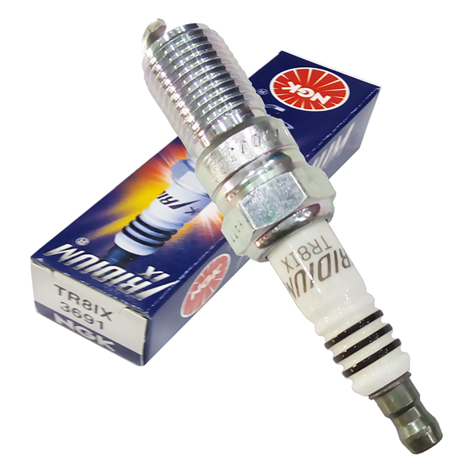 NGK TR8IX Iridium IX Spark Plugs (1 Pack) - High Performance Spark Plugs for Cars, Trucks & Motorcycles - Perfect for Racing, Daily Driving & Engine Upgrades