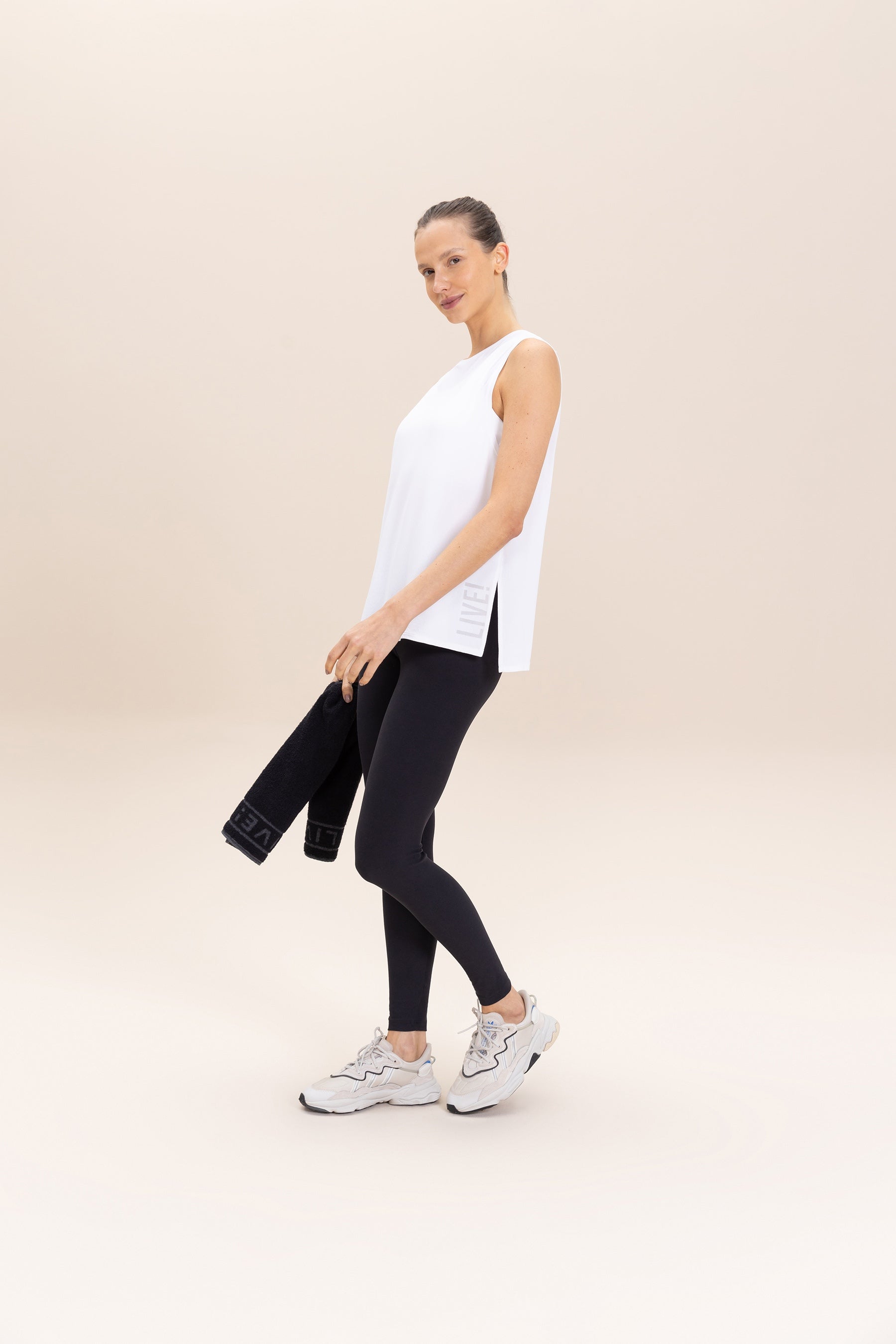 Comfortable Long Tank Top for Women - Soft Stretchy Fabric, Breathable & Lightweight - Perfect for Yoga, Workouts, and Summer Casual Wear