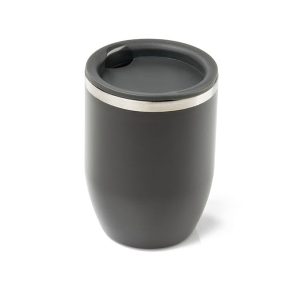 GSI Glacier Doppio Cup - Double Wall Insulated Coffee Mug with Lid, 12oz Stainless Steel Travel Tumbler for Hot & Cold Drinks - Perfect for Office, Camping, Hiking and Daily Commute