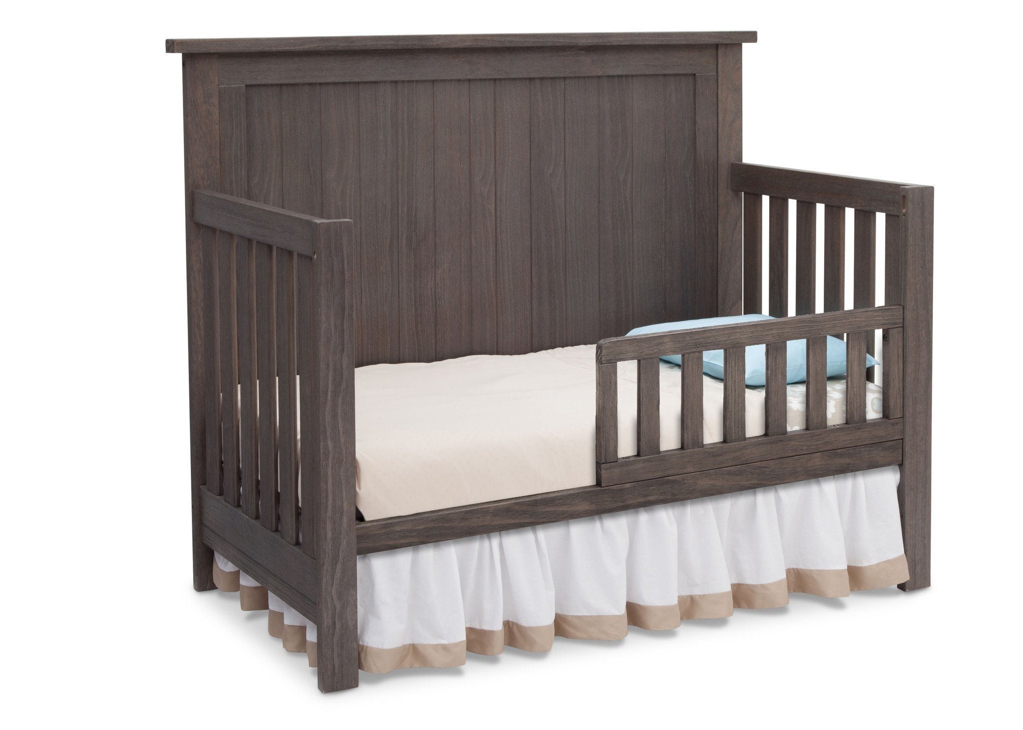 Northbrook 4-in-1 Convertible Baby Crib - Toddler Bed, Daybed & Full-Size Frame - Safe & Stylish Nursery Furniture for Boys & Girls - Perfect for Bedrooms, Daycare & Guest Rooms