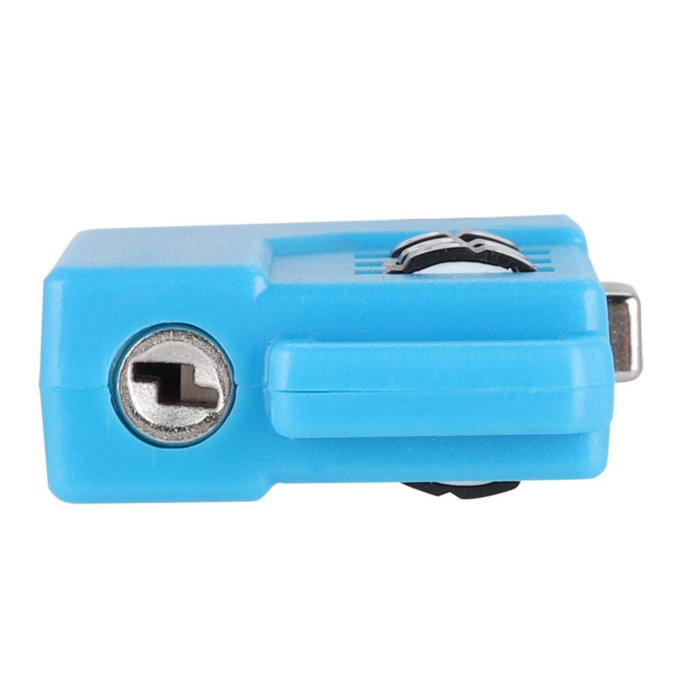 TSA Approved 03 Steel Wire Lock - Lightweight & Durable Travel Luggage Lock for Suitcases (Blue) | Perfect for Airports, Backpacks & Secure Storage