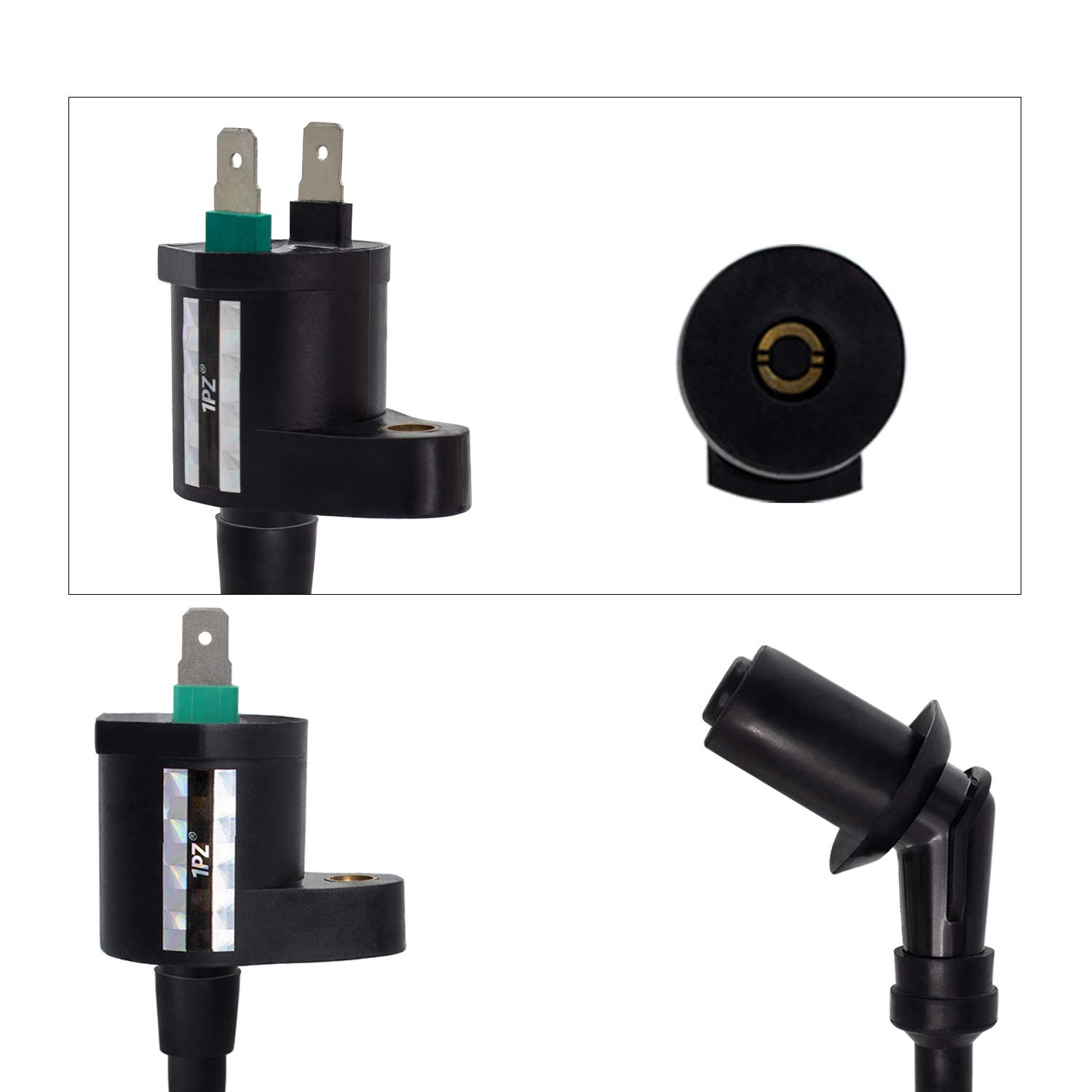 1PZ KW1-D01 Ignition Coil Spark Plug Replacement Compatible with Honda XR50 XR70 XR80 XR100 CRF50 CRF70 CRF80 CRF100 - High Performance Motorcycle & Dirt Bike Engine Part for Off-Road Riding & Trail Adventures