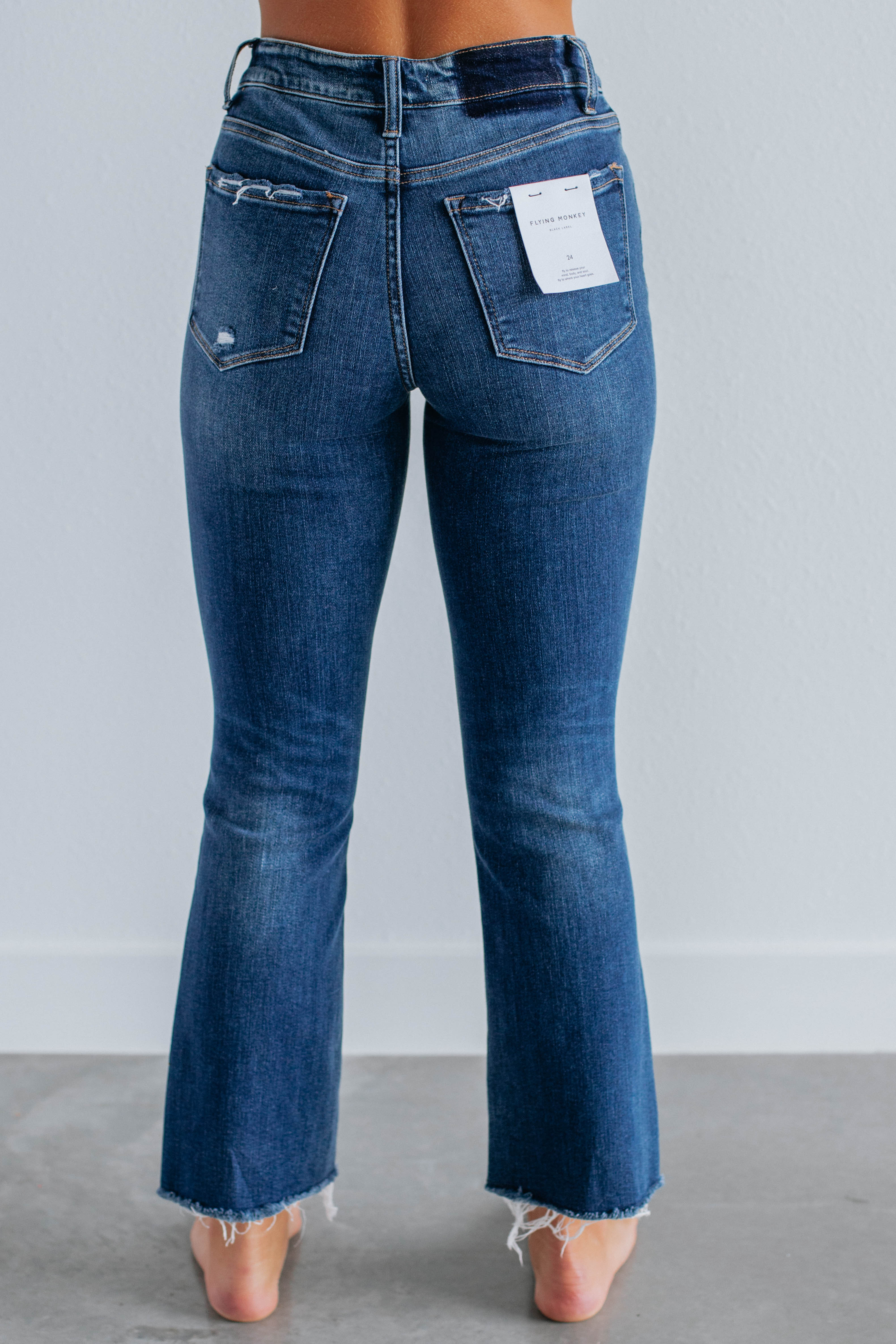 Jaye Flying Monkey Jeans for Women - High Waist Stretch Denim Pants | Perfect for Casual Wear, Office & Night Out
