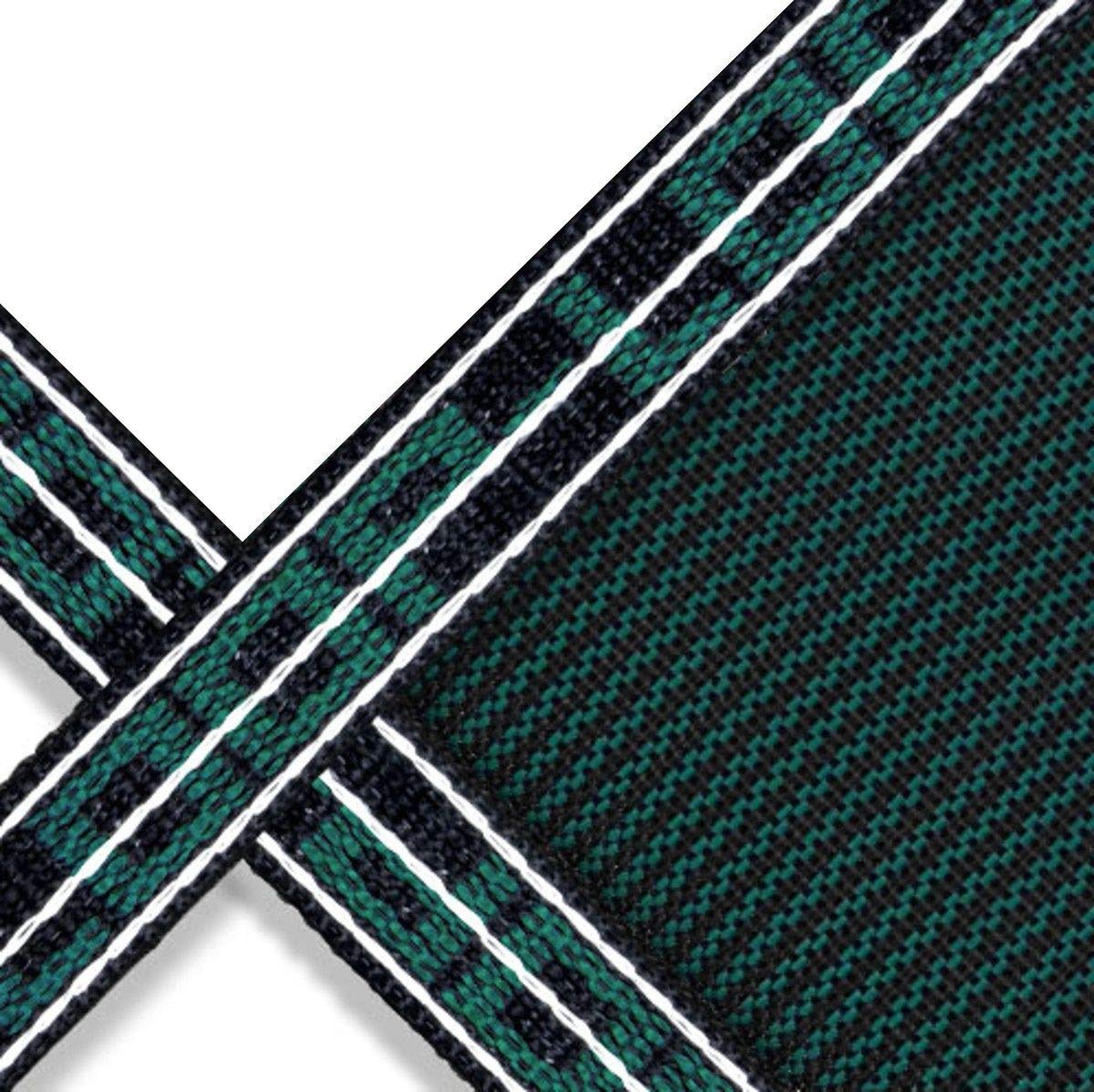 Loop Loc Super Dense II Mesh Green Safety Pool Cover - 16x36 Rectangle Swimming Pool Cover | Heavy-Duty Mesh Protection for In-Ground Pools | Perfect for Year-Round Pool Safety & Debris Prevention