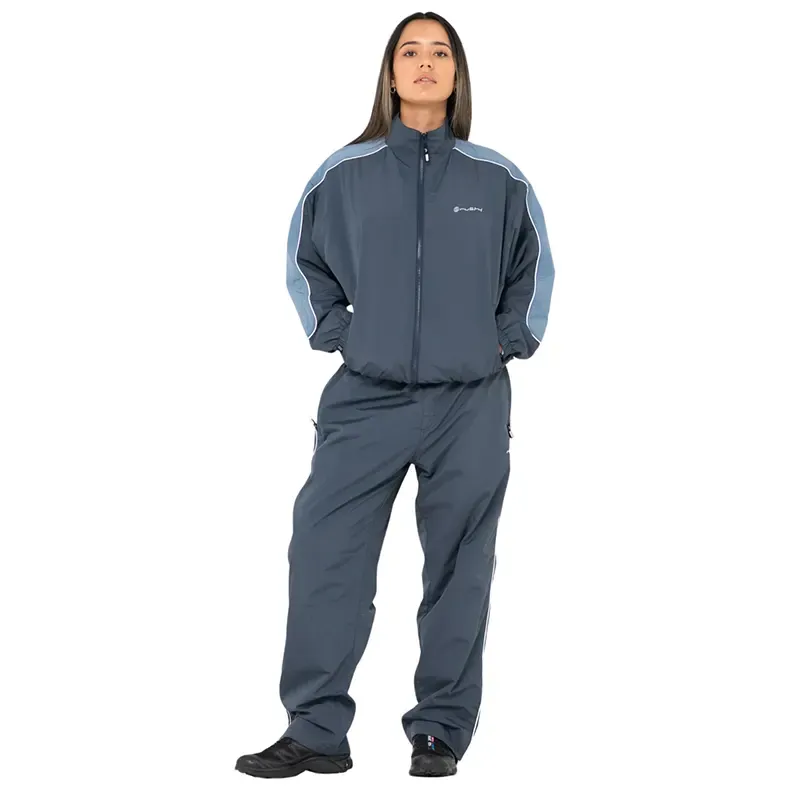Rusty First Touch Unisex Blue Petrol Jacket - Waterproof Outdoor Camping & Hiking Gear for Men & Women