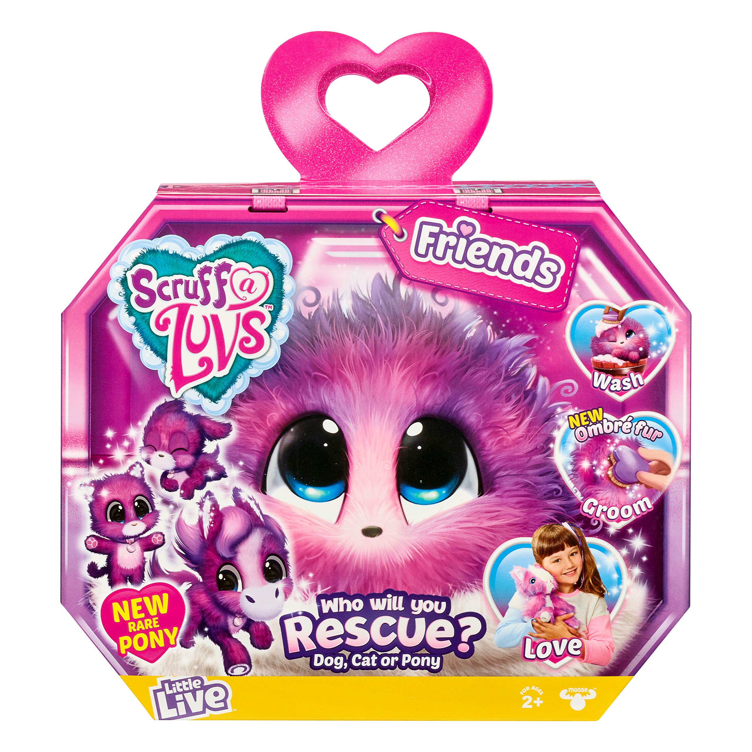 Little Live Scruff-a-Luvs Plush Mystery Rescue Pet Toy - Adopt & Groom Stuffed Animal for Kids - Perfect Gift for Birthday & Christmas Playtime