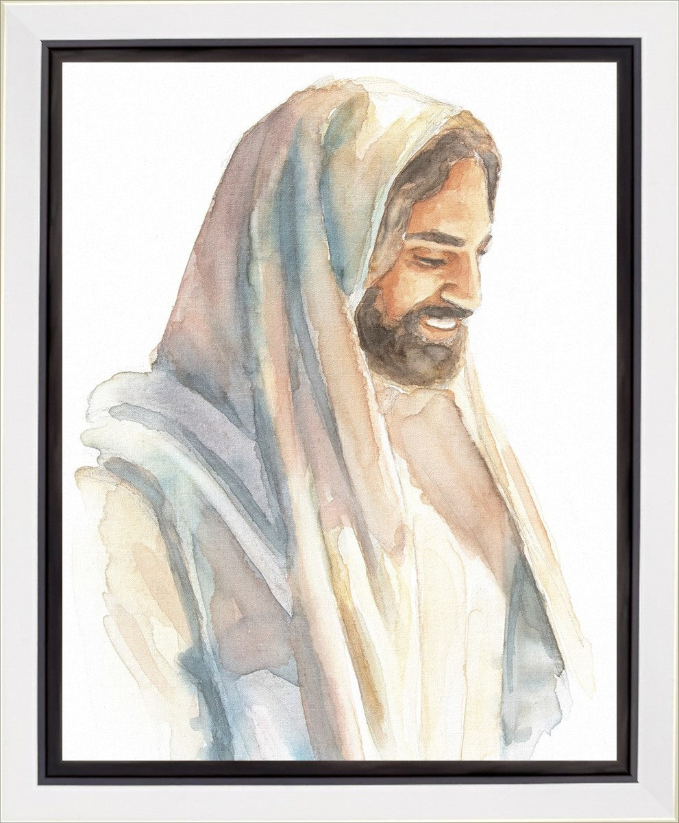 He Is The Light Gallery Wrap Canvas - Inspirational Christian Wall Art for Home, Church & Office Decor - Perfect for Living Room, Bedroom & Prayer Space