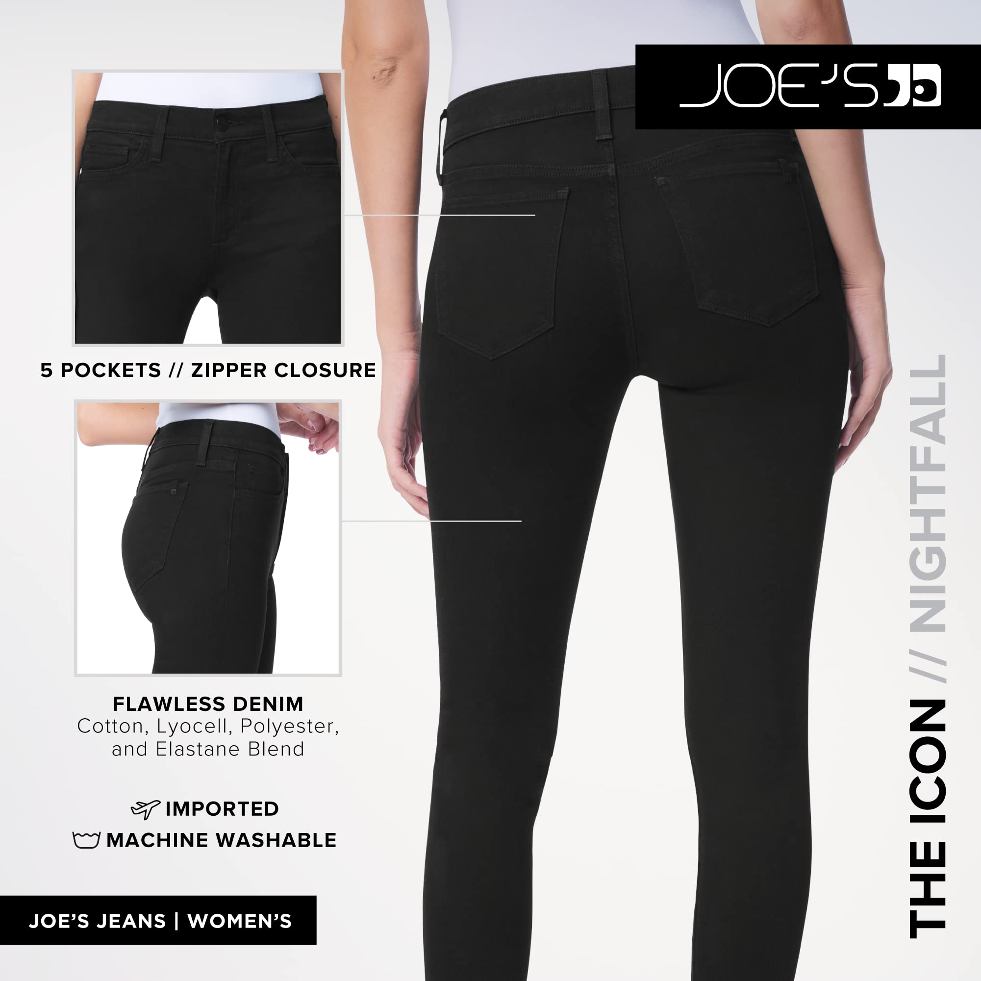Joe's Women's The Icon Ankle Boots - Stylish & Comfortable Booties for Women | Perfect for Office, Date Night & Fall Fashion Outfits