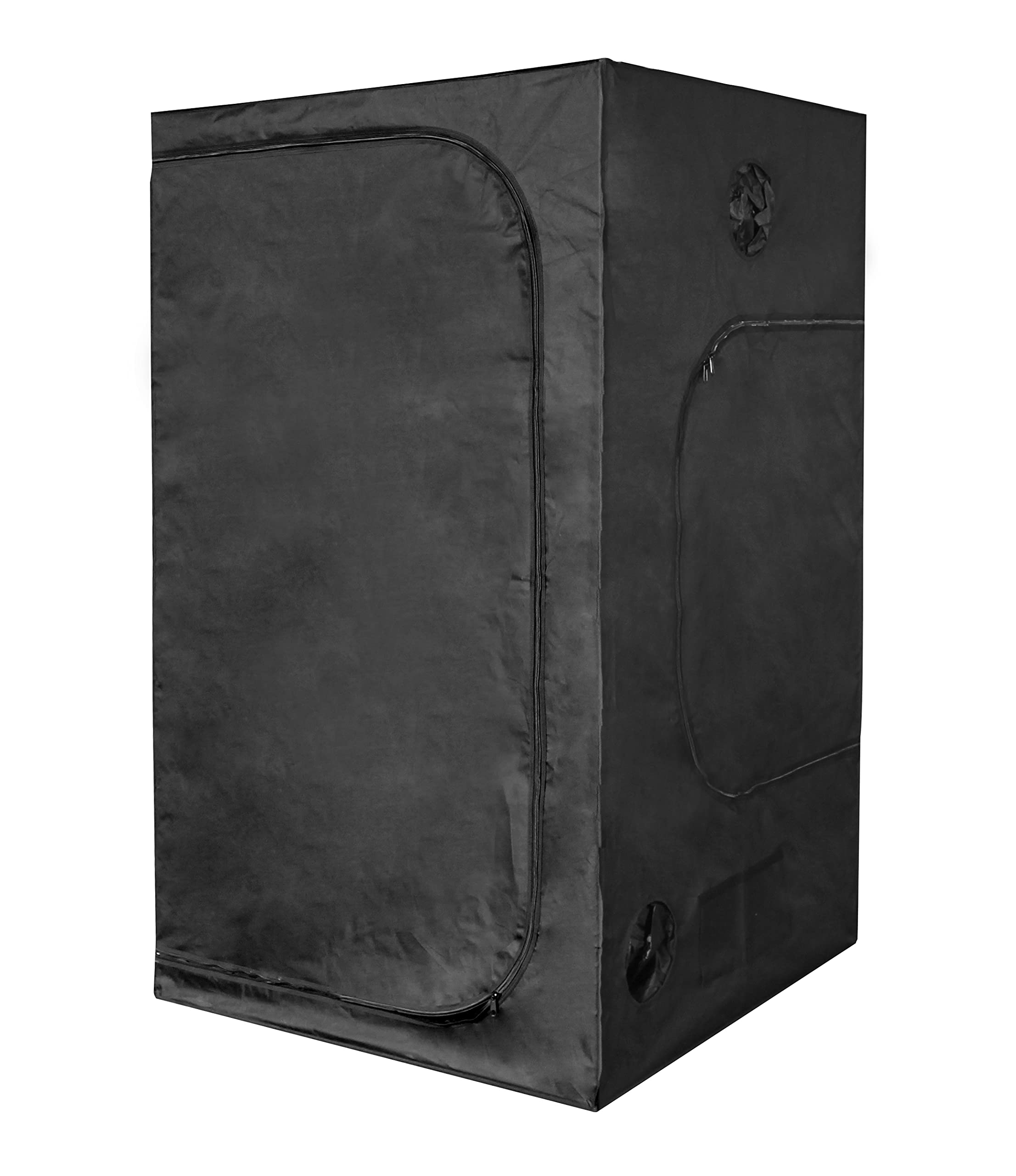 48x48x80 Inch Mylar Hydroponic Grow Tent with Observation Window & Removable Floor Tray - 600D Oxford Fabric Indoor Plant Growing Tent for Hydroponics, Seed Starting, and Indoor Gardening