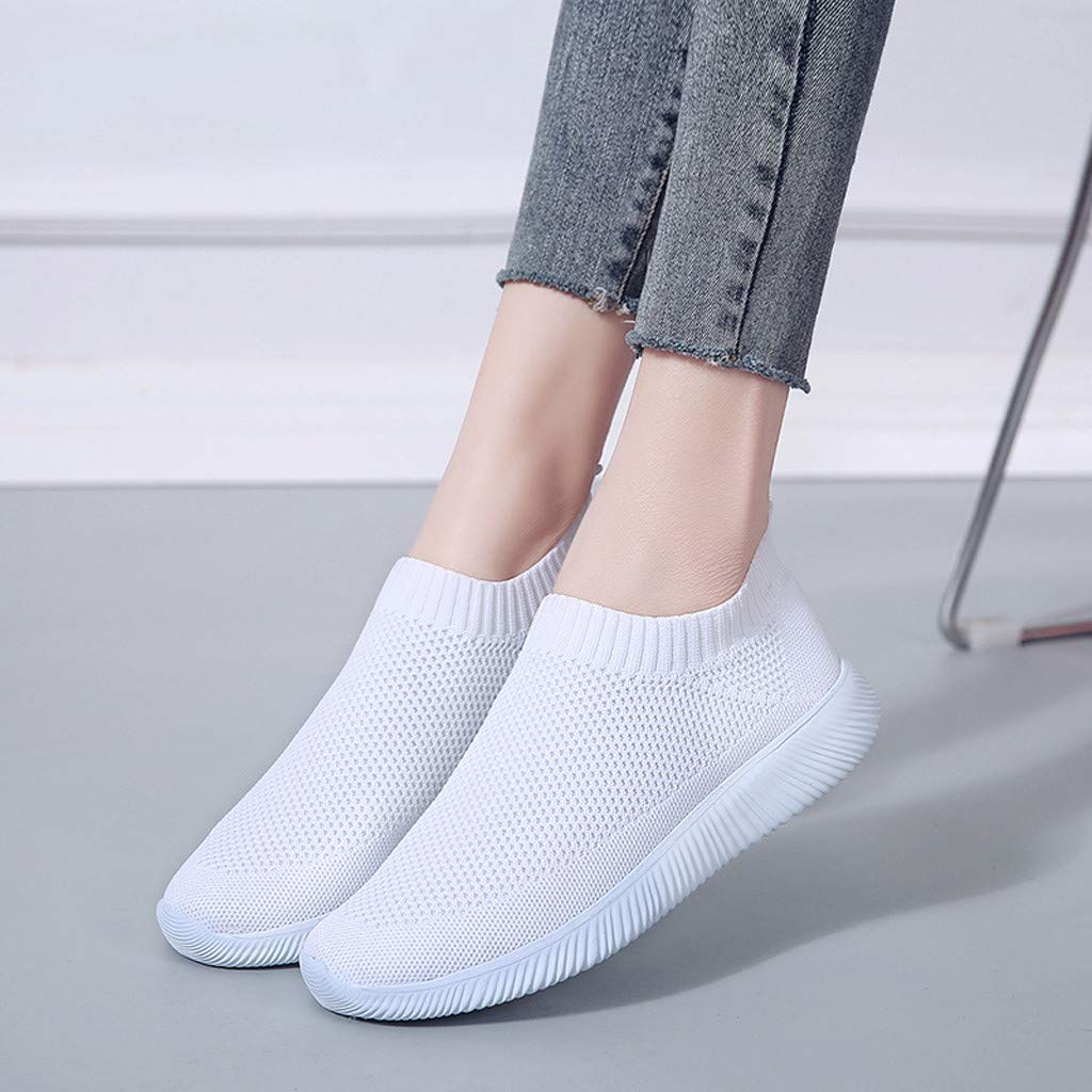 Non-Slip Women's Work Shoes - Water Resistant Slip-On Walking Shoes with Steel Toe | Fashion Sneakers for Women | Casual & Comfortable Cross Trainer Shoes for Work, Walking, Gym & Outdoor Activities