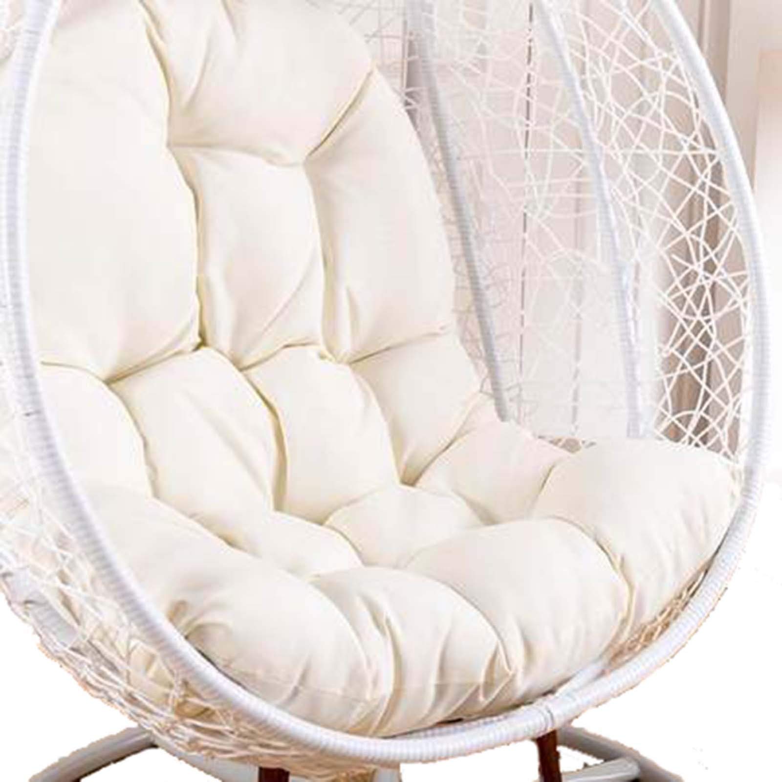 **SXFYHXY Hanging Egg Chair Cushion - Thick Outdoor Swing Seat Replacement, Waterproof & Sun-Resistant Patio Furniture Cushion Cover - Perfect for Garden, Balcony, and Porch Relaxation**
